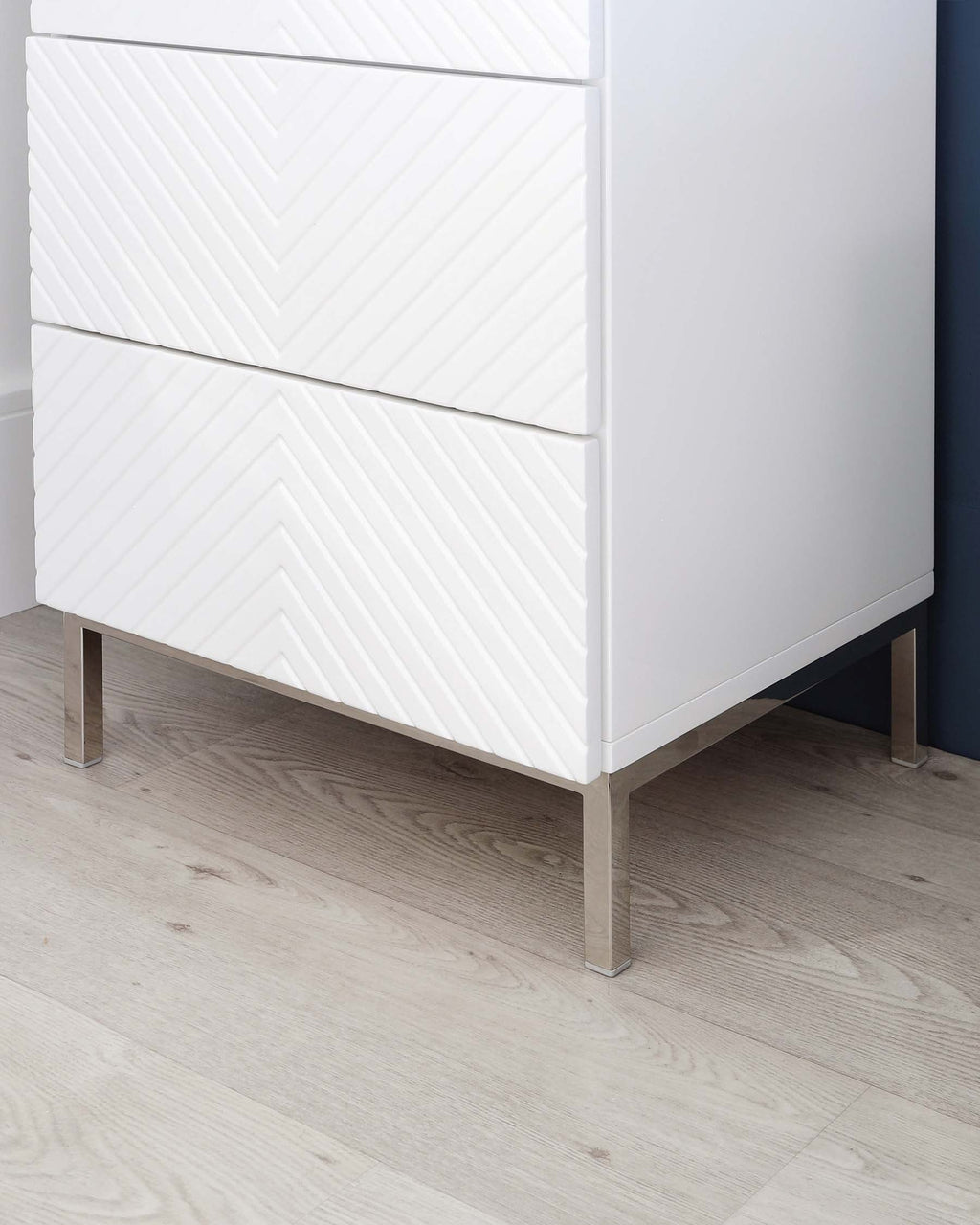 Noah White Gloss Tallboy