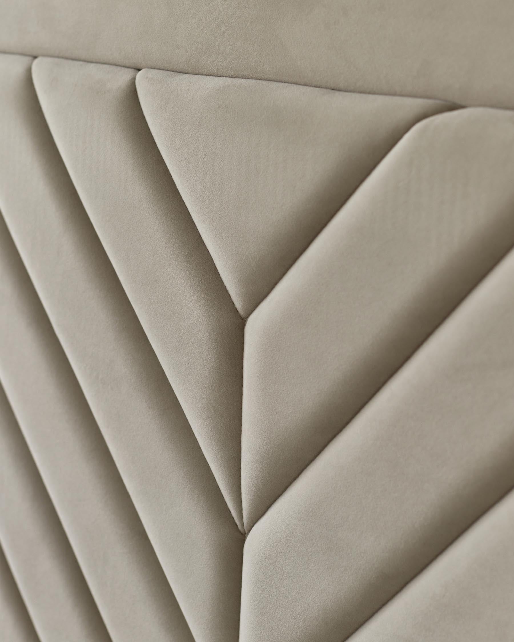 Octavia Champagne Velvet Super King Size Ottoman Storage Bed