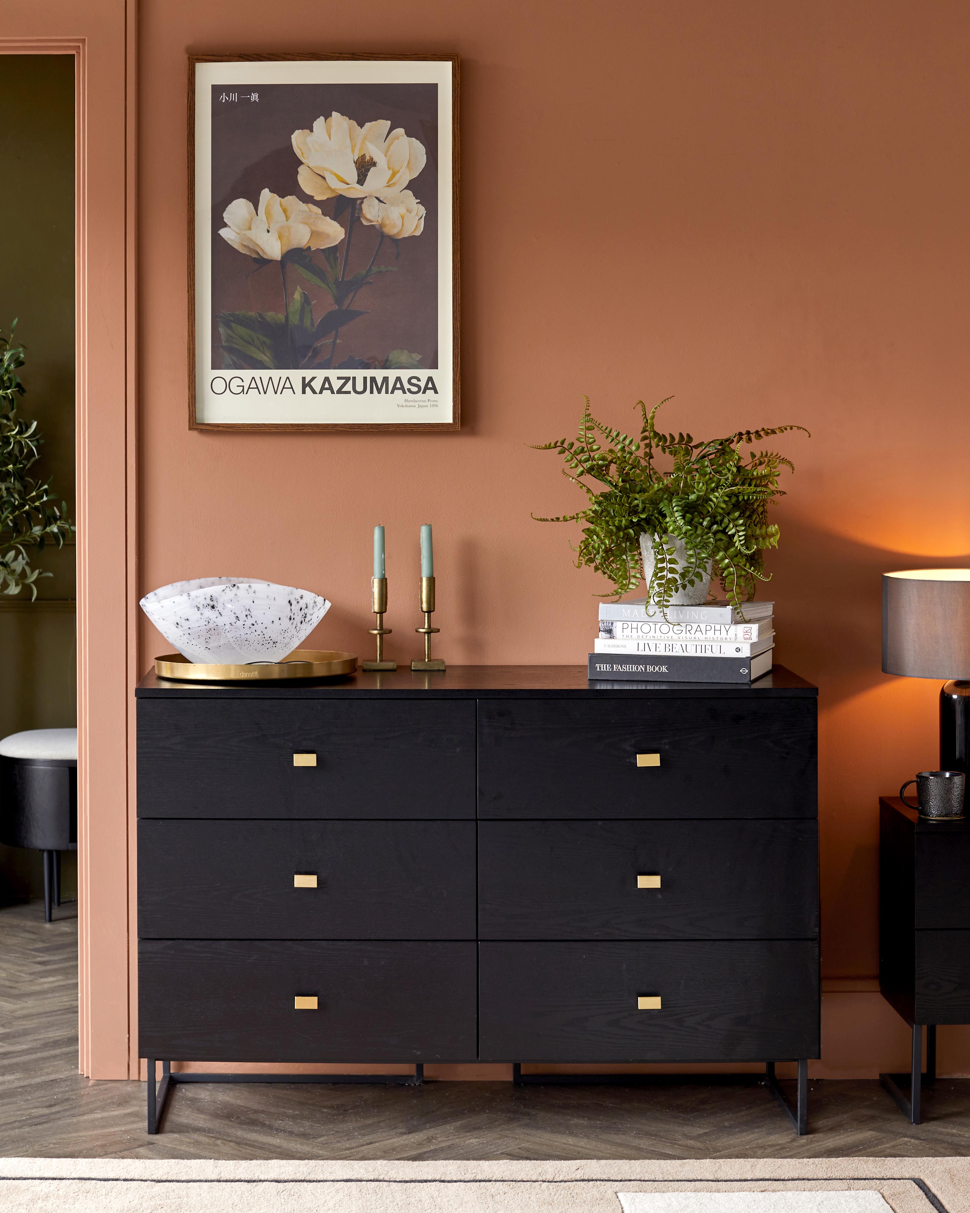 Odele Black Ash Chest Of Drawers