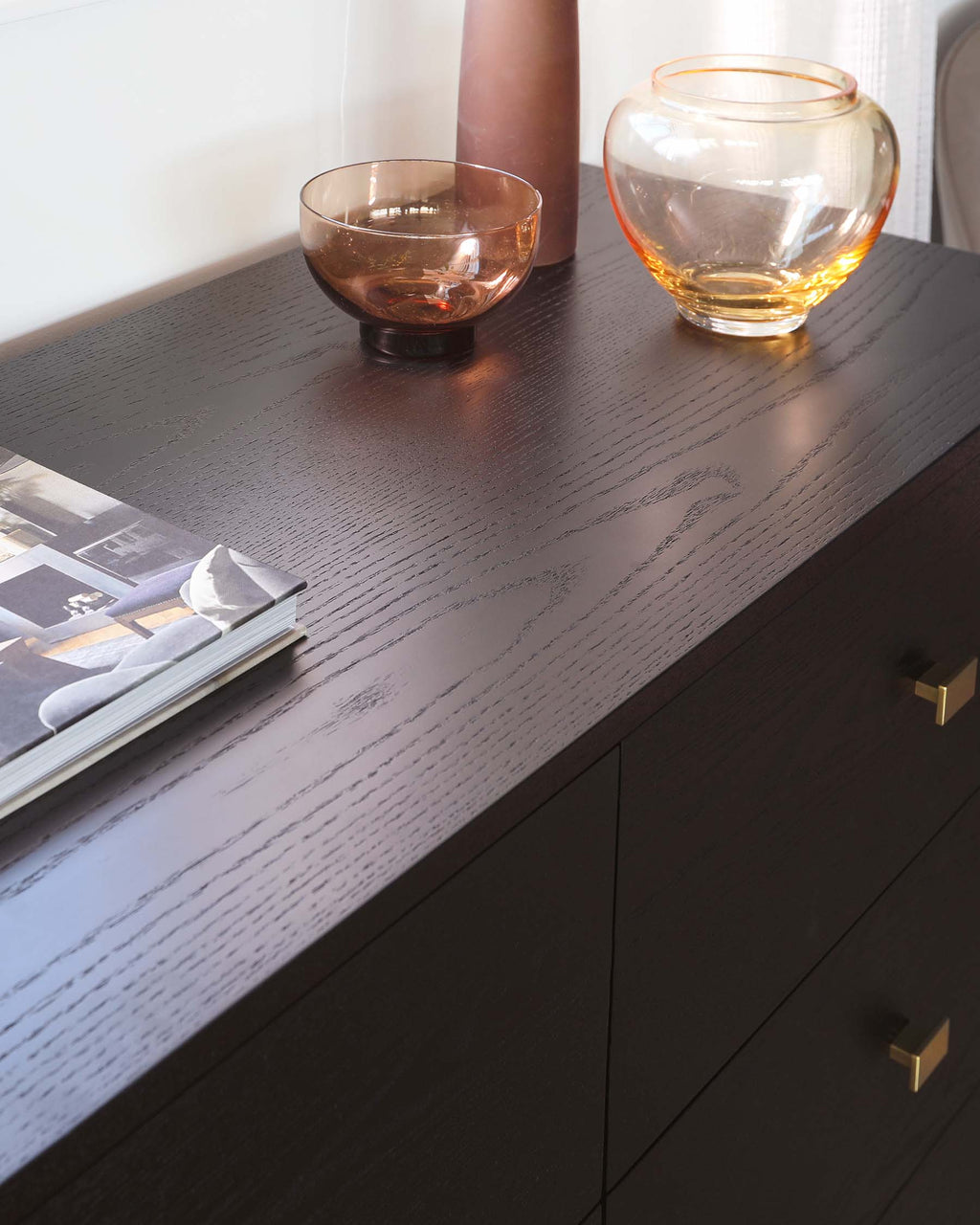 Odele Black Ash Chest Of Drawers