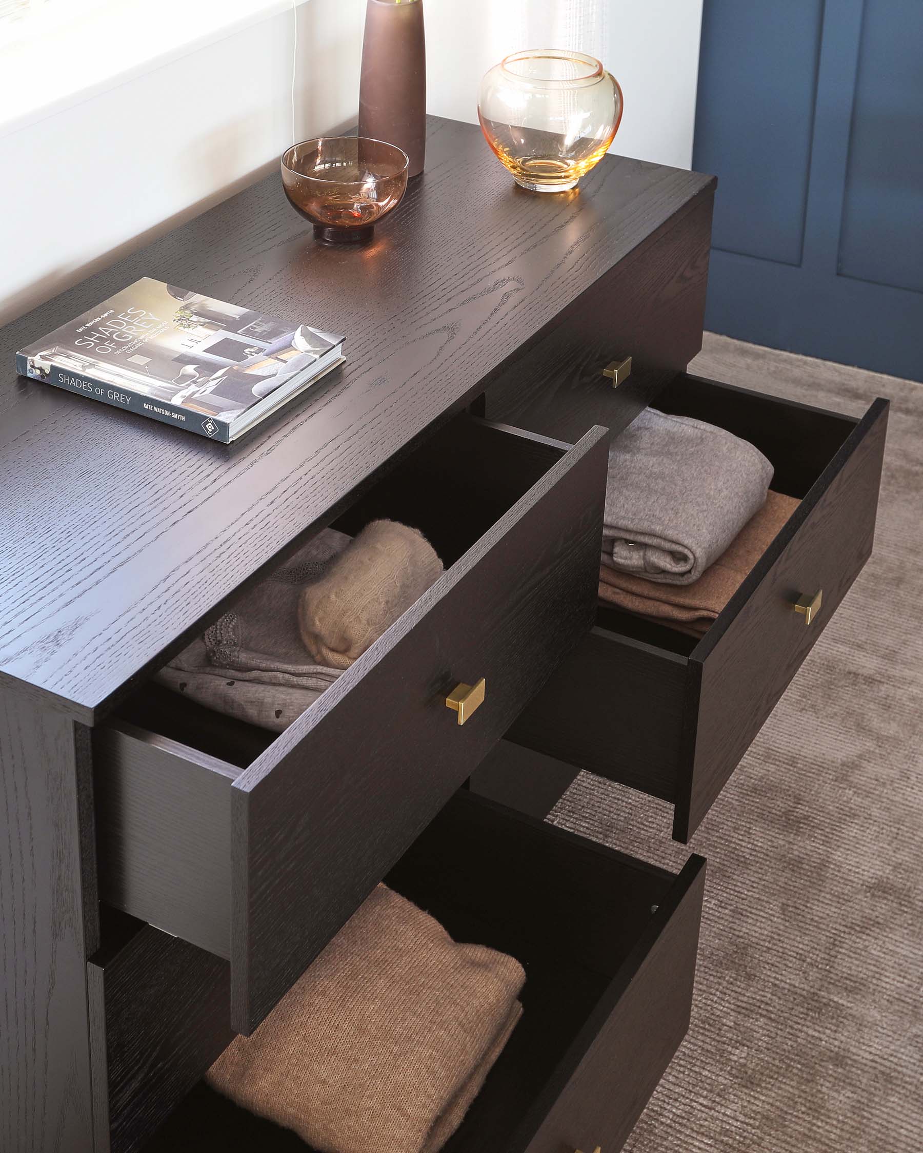 Odele Black Ash Chest Of Drawers