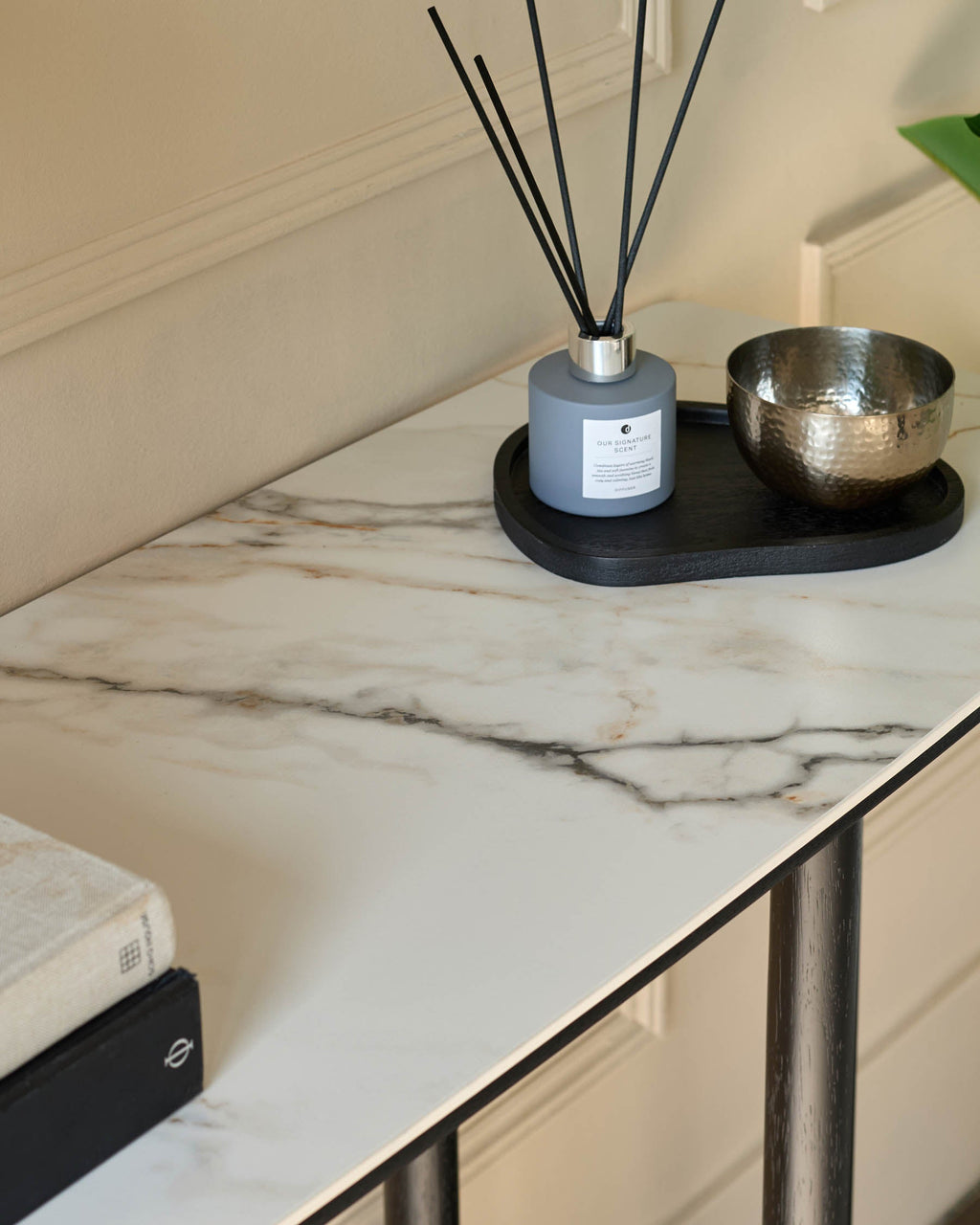 Orlan natural ceramic console table