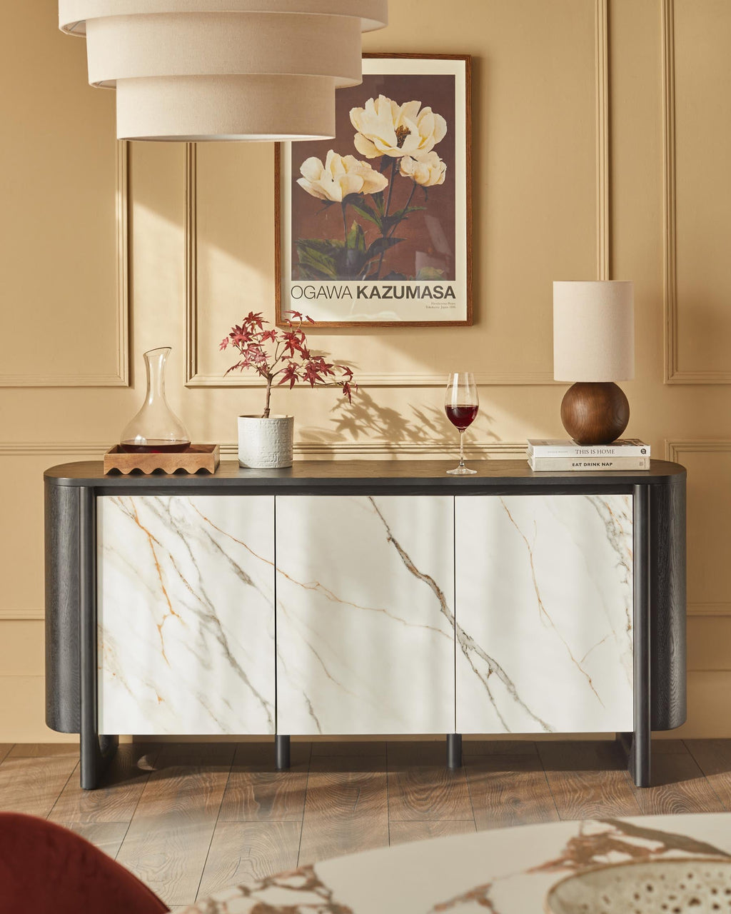 Orlan natural ceramic sideboard