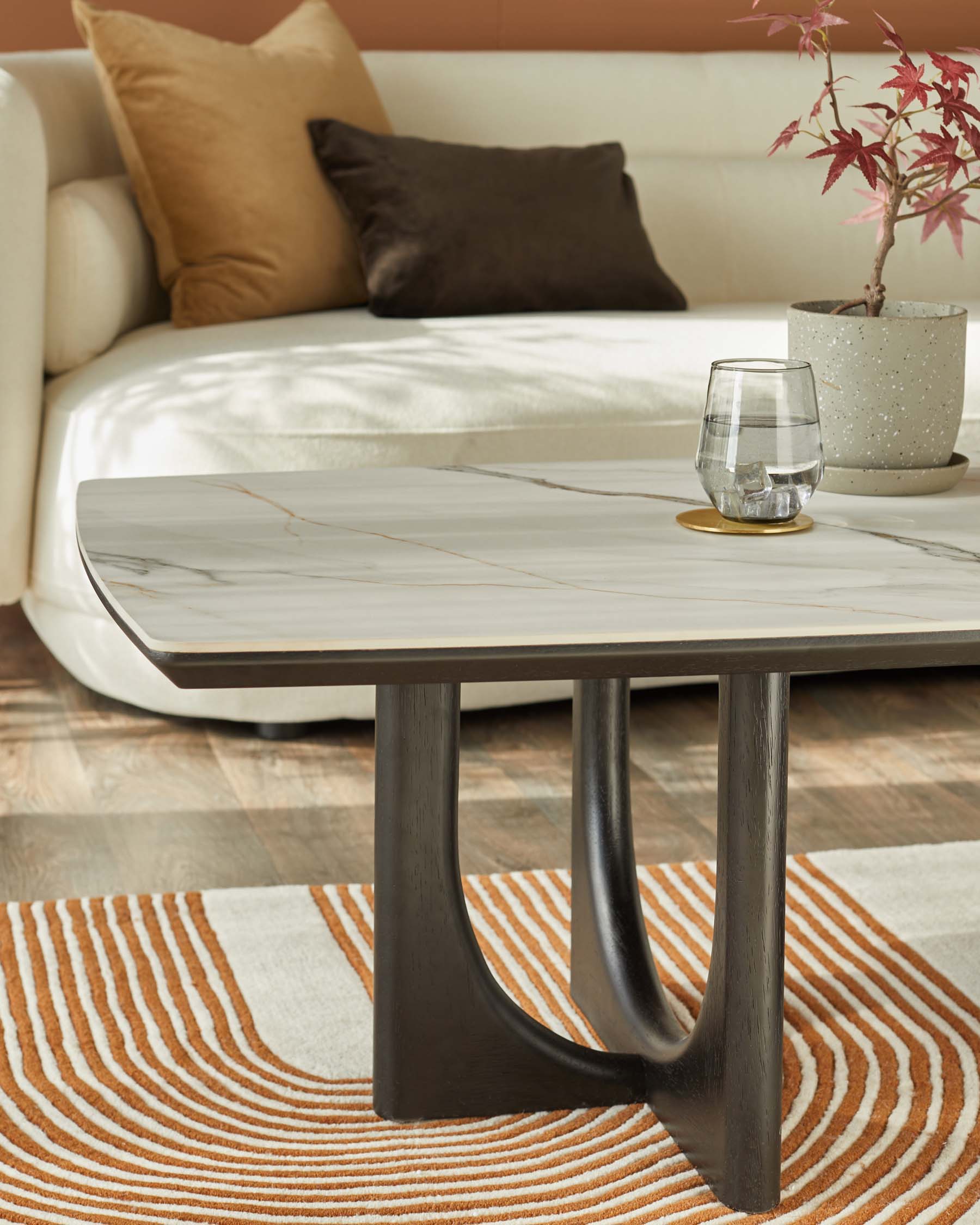 Orlan natural ceramic coffee table