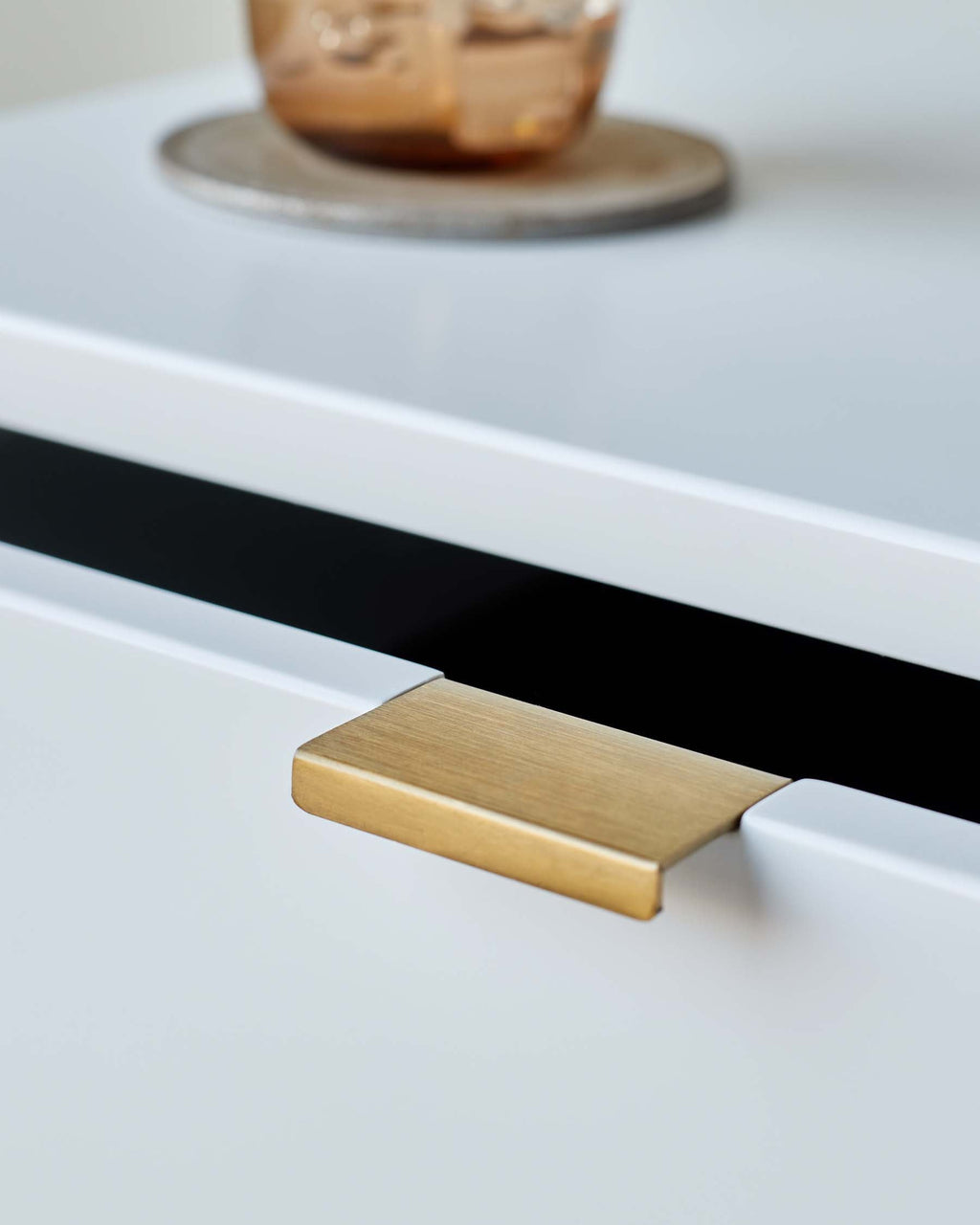 Orson White Bedside Table