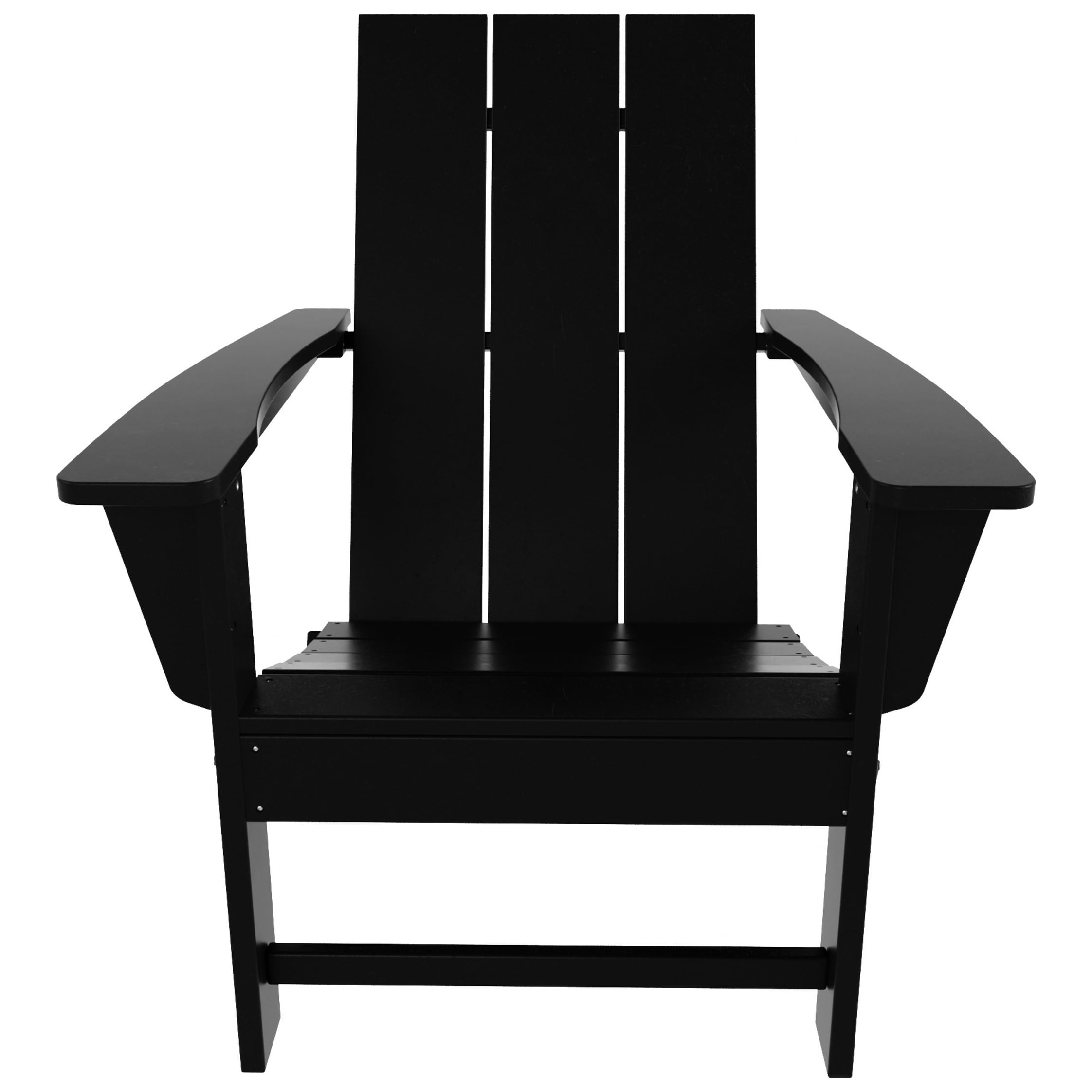 Polytrends Shoreside Modern Eco-Friendly All Weather Commercial-Residential Folding Adirondack Chair