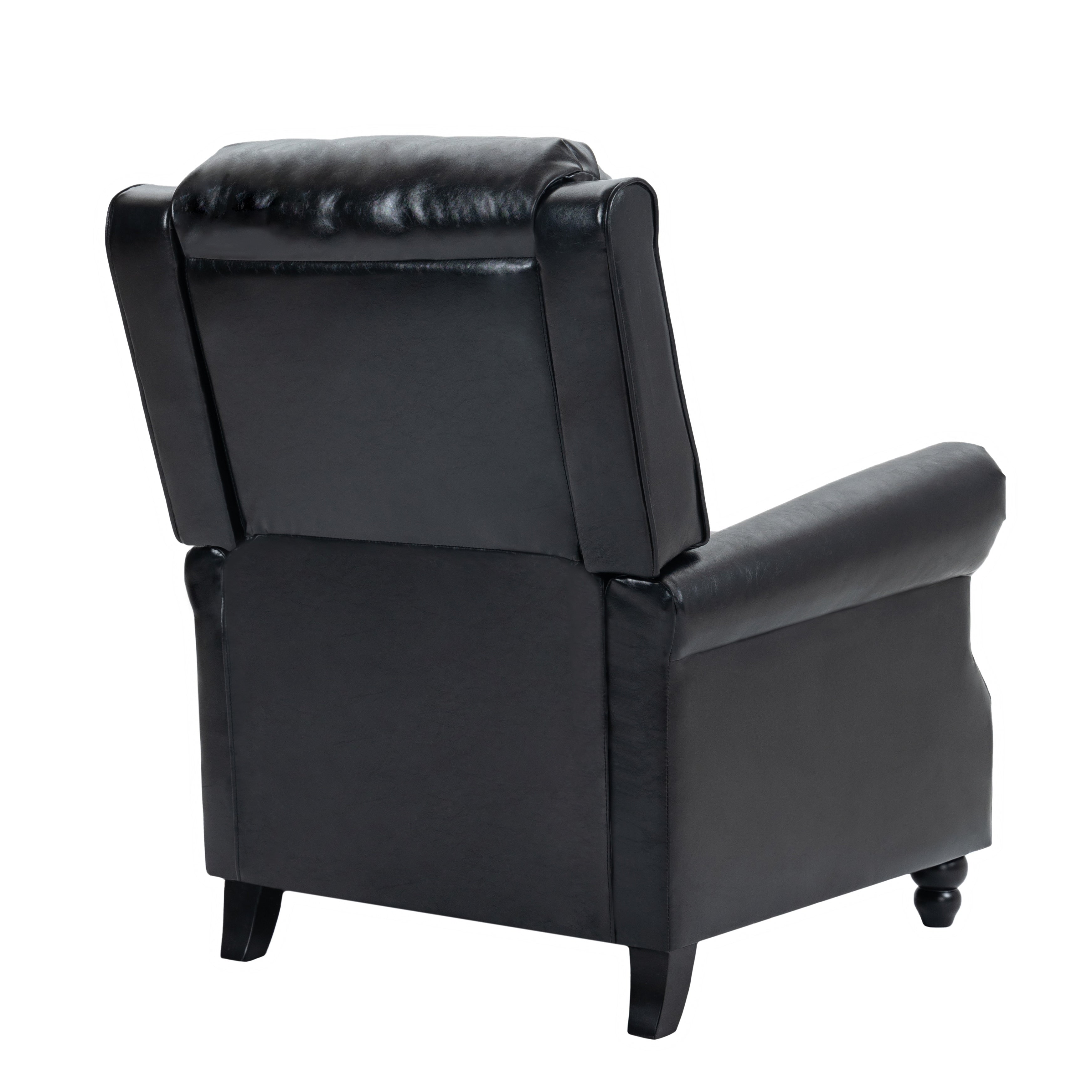 Manual Pushback Recliner Chairs with Nailhead Trim