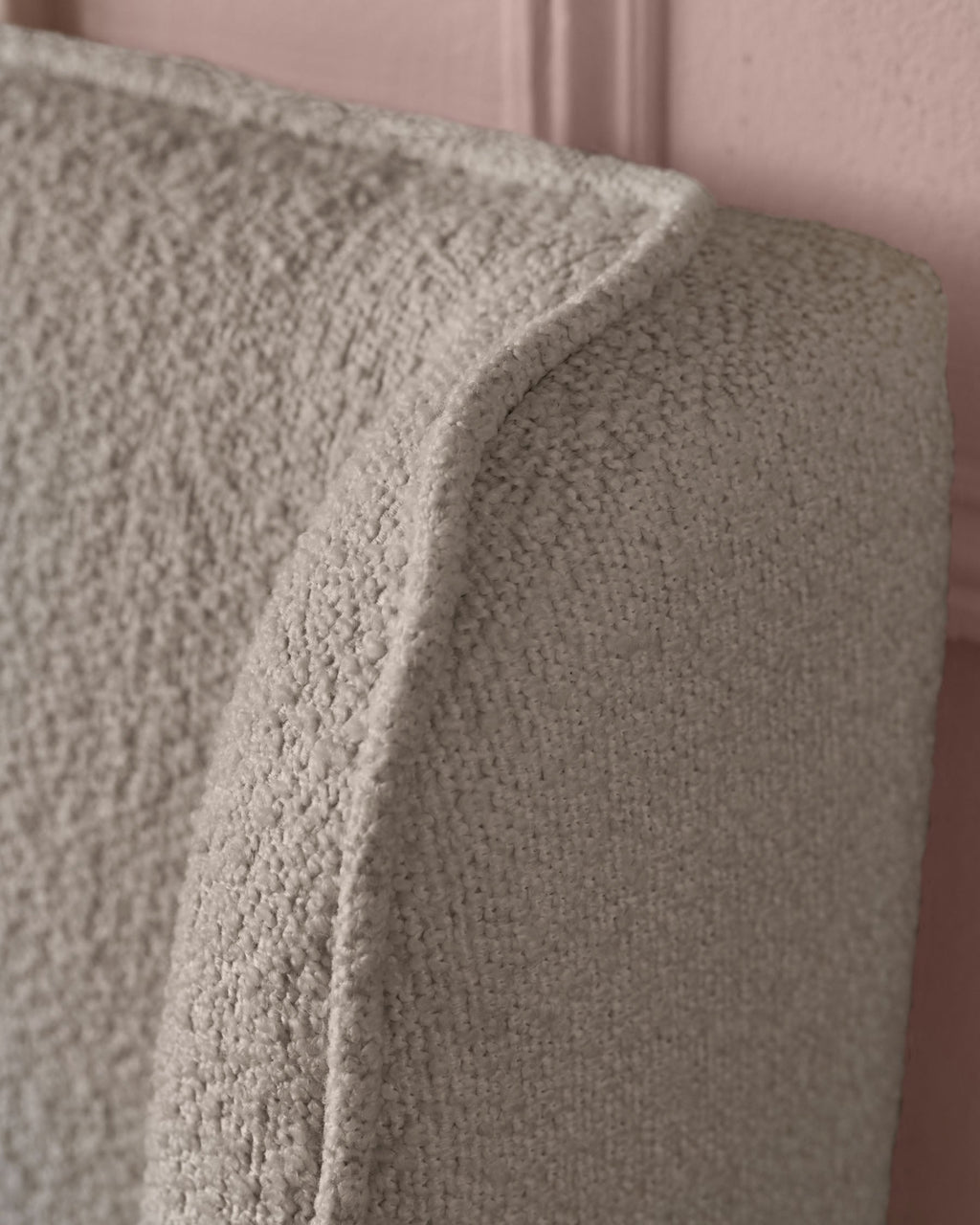 Paolo Natural Soft Boucle King Bed