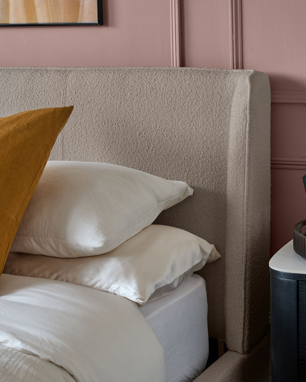 Paolo Natural Soft Boucle Double Bed