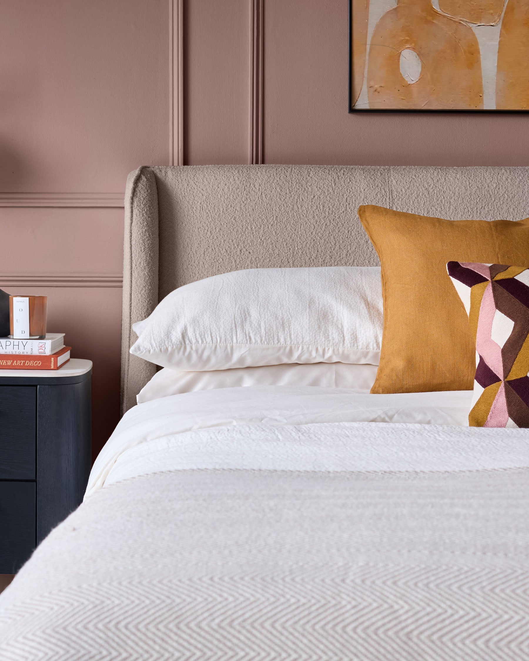 Paolo Natural Soft Boucle Double Bed