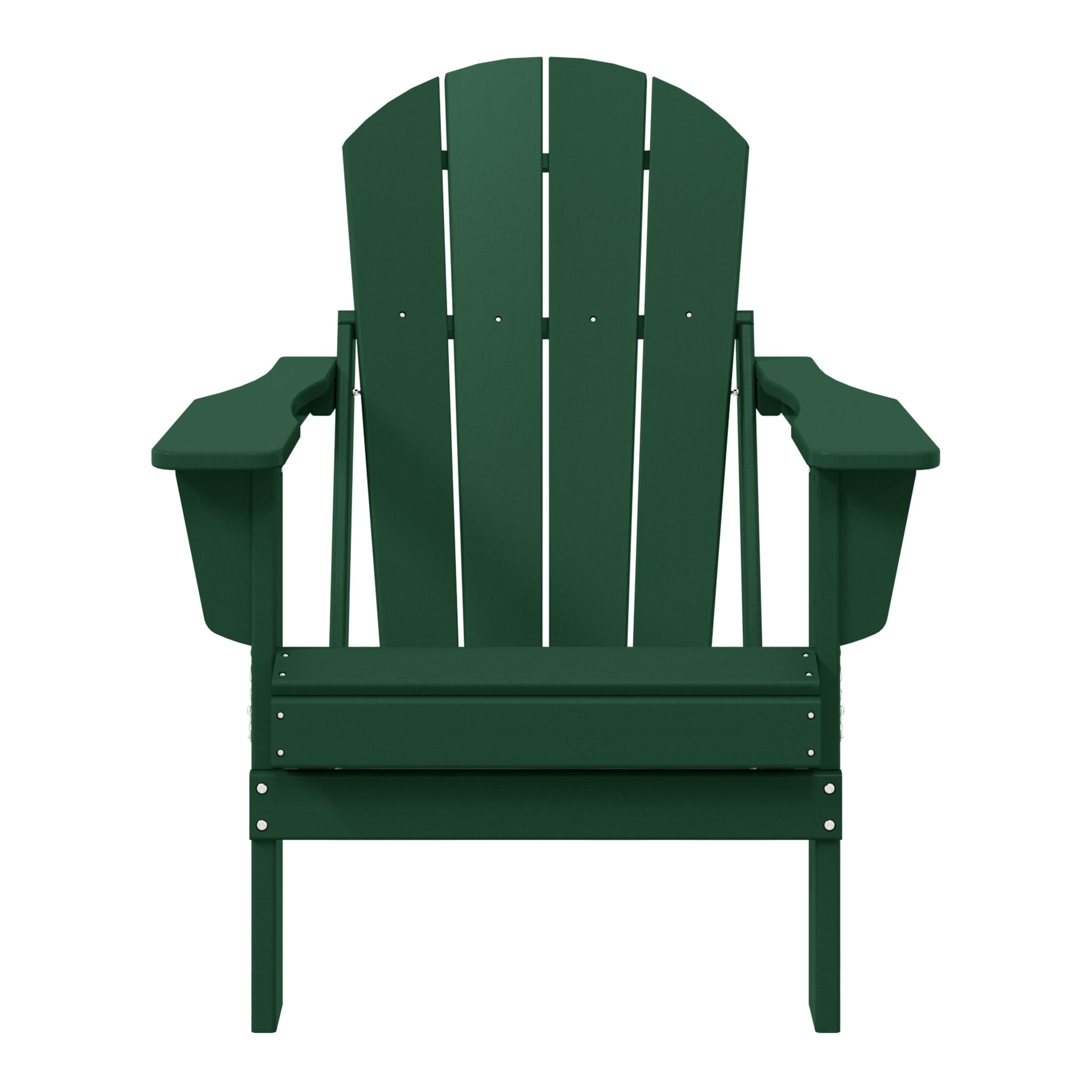 Polytrends Laguna Fade Resistant All Weather Outdoor Patio Folding Adirondack Chair