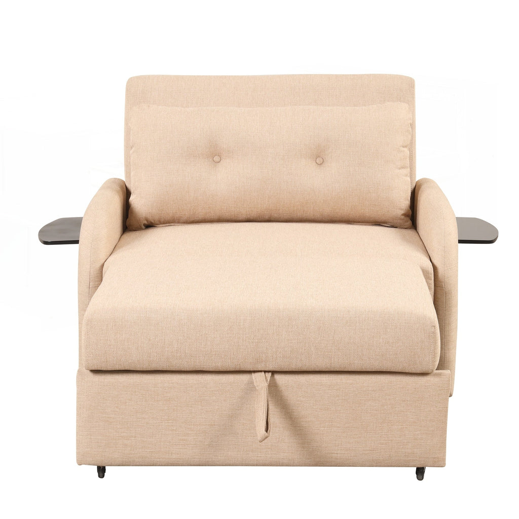 Pull Out Sofa Sleeper 3 in 1 with 2 Wing Table