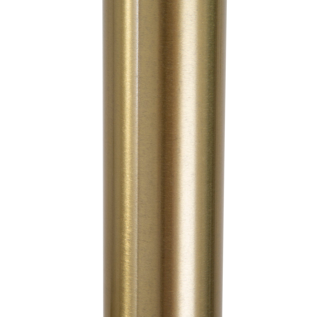 Q-Max 81 Steel Adjustable Arching Floor Lamp With Extra Large Shade and Marble Base