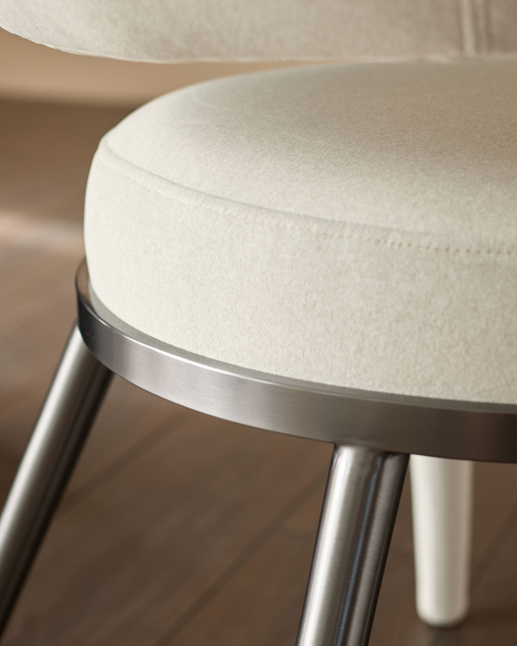 Rhett cream fabric dining chair