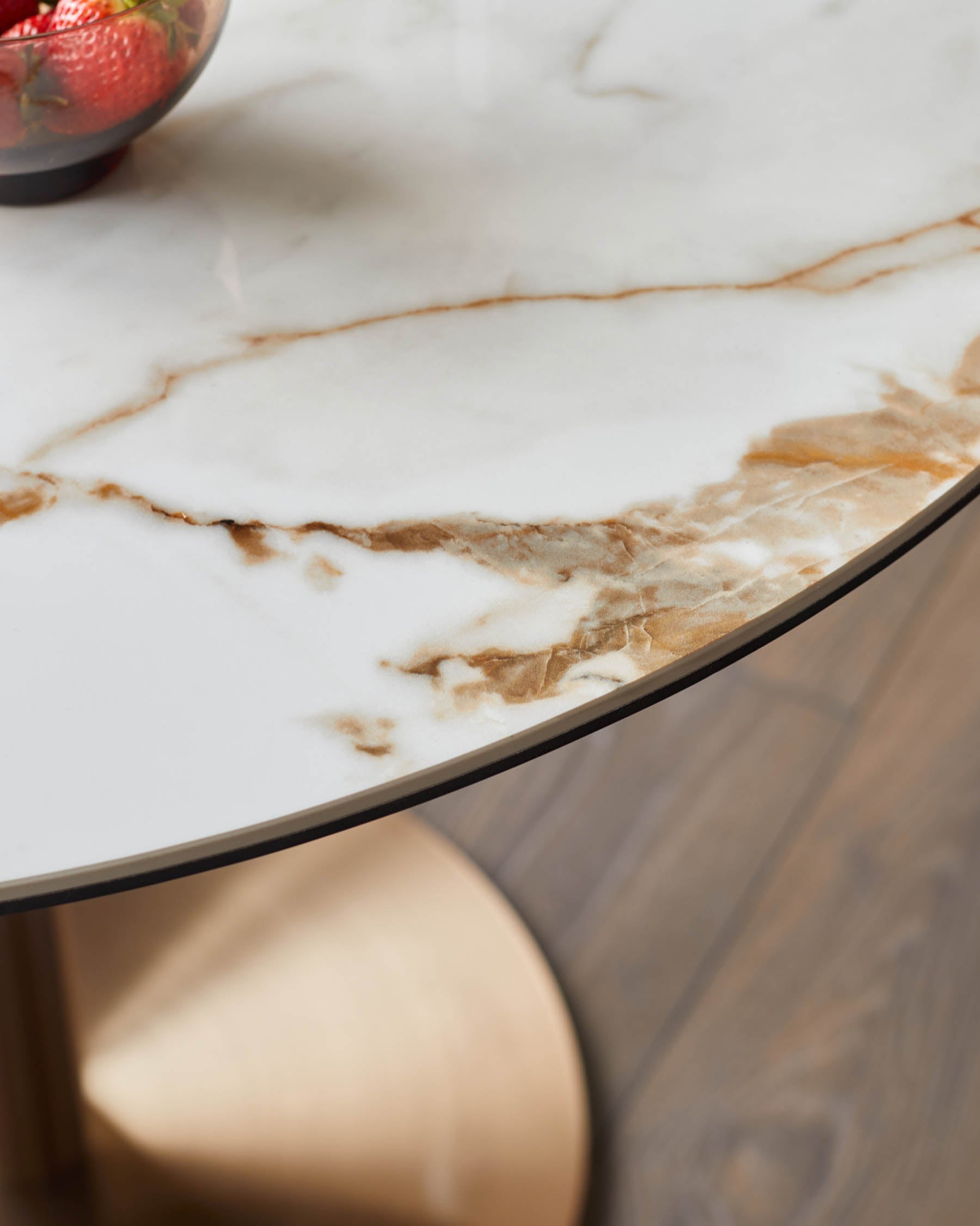 Romeo natural ceramic 4 seater dining table