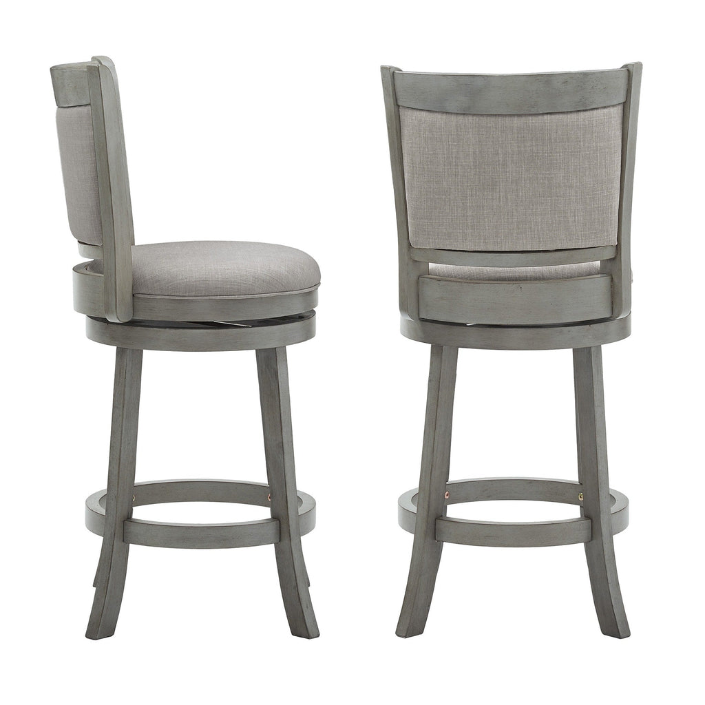 Rovinj Upholstered Back Swivel Stool