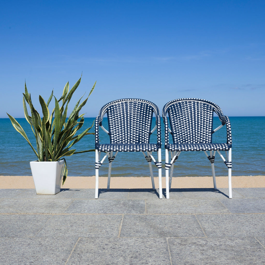 SAFAVIEH Doreth Arm Chair (Set of 2) - 23Wx36Dx25H