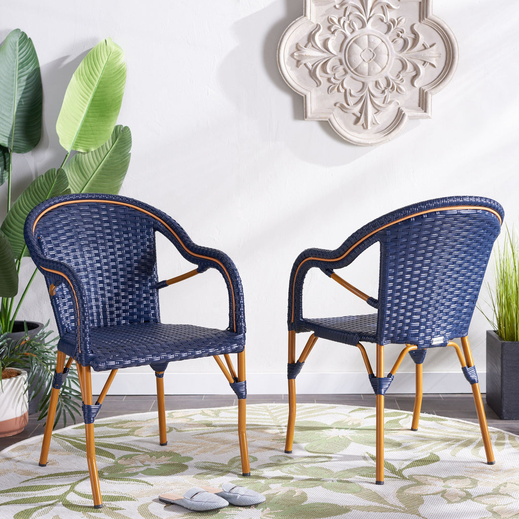 SAFAVIEH Doreth Arm Chair (Set of 2) - 23Wx36Dx25H