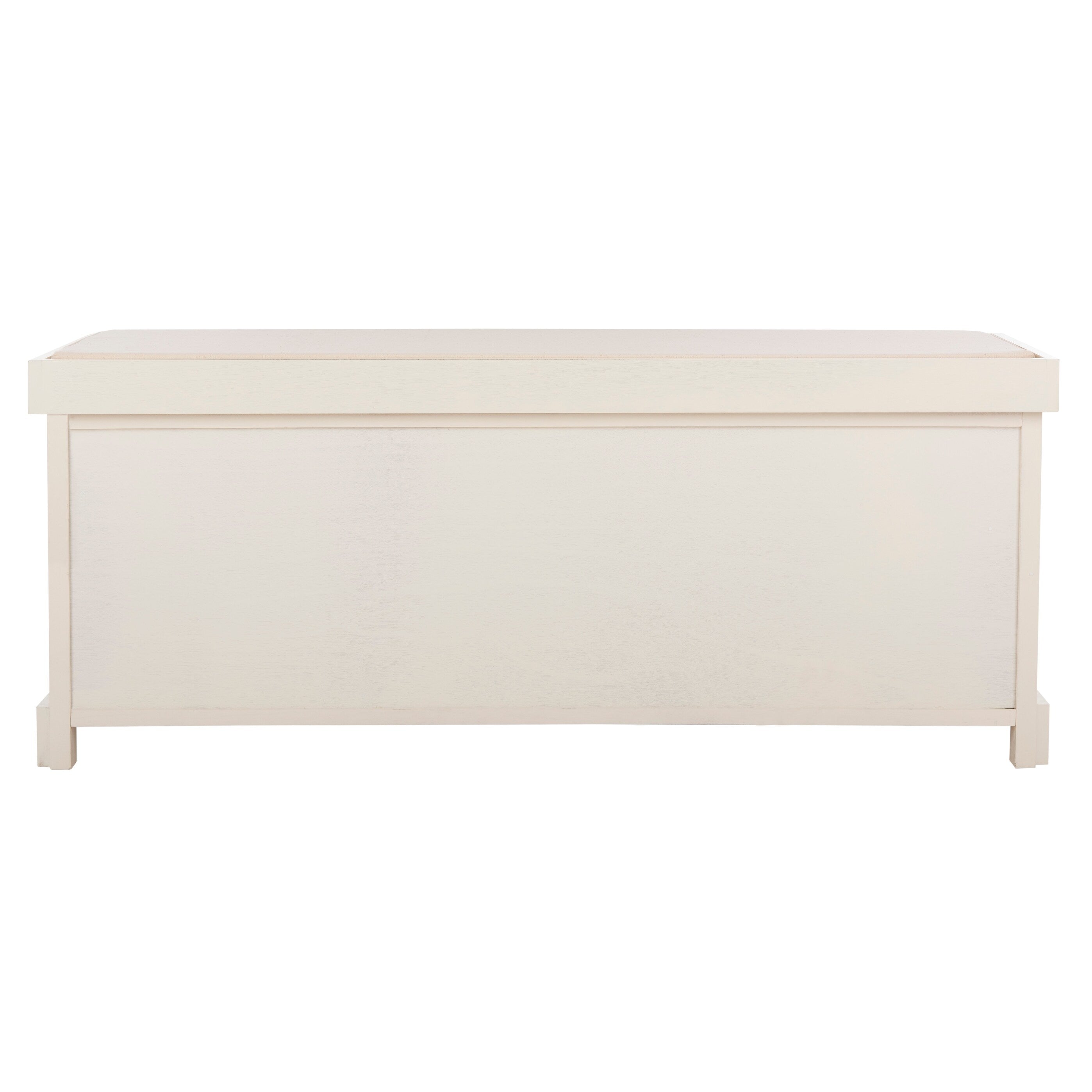 SAFAVIEH Eola Grey/ White Storage Bench - 47 x 16.1 x 19.9 - 47Wx16Dx20H