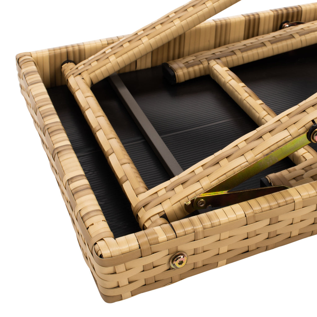 SAFAVIEH Outdoor Blaguna 3-Piece Sun Lounger Set - 83Wx20Dx24H