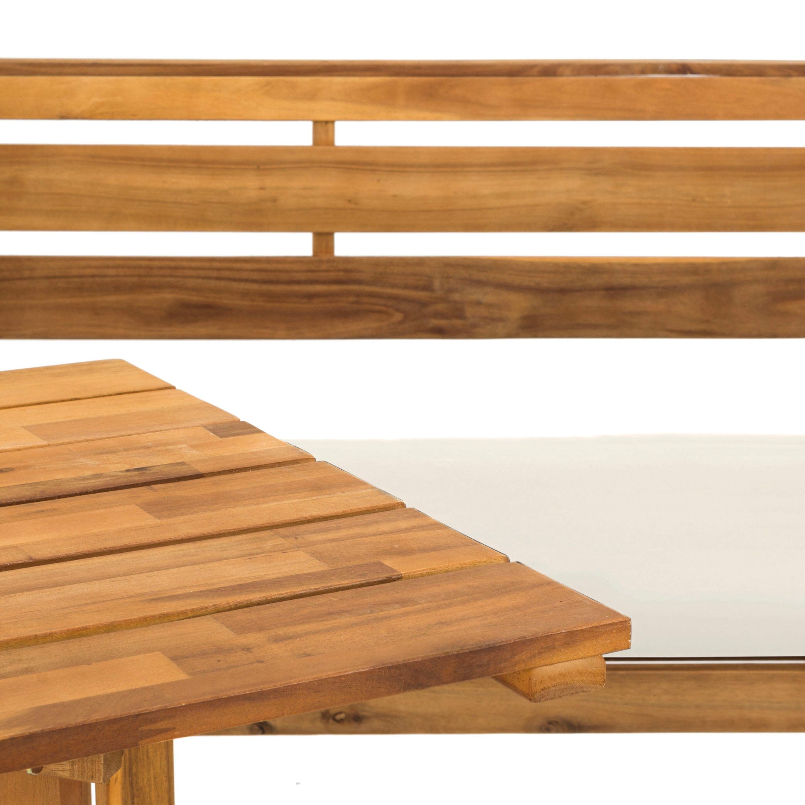 SAFAVIEH Outdoor Kenna 3-Piece Balcony Corner Lounge Set - 39Wx19Dx33H