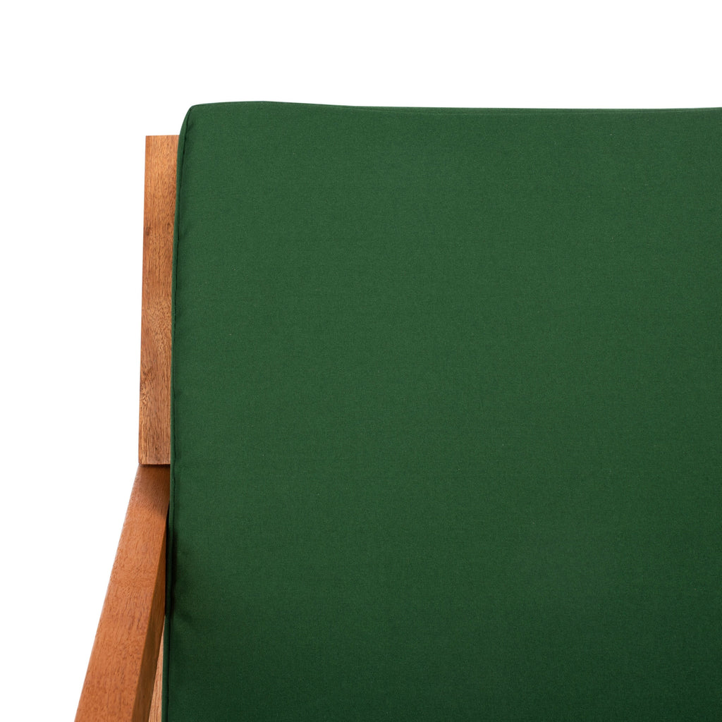 SAFAVIEH Outdoor Makaila Rocking Chair with Cushion - 26W x 31D x 38H