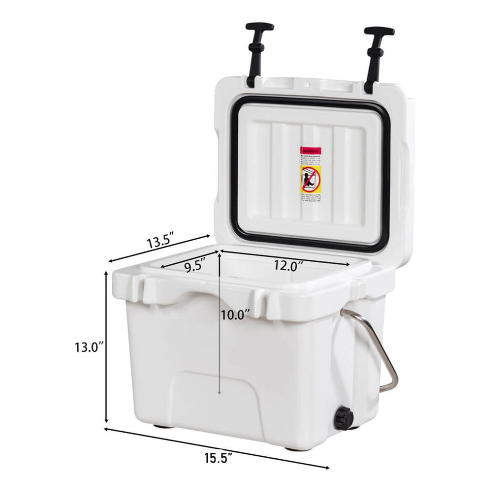 SKTAKOL 16 Quart Cooler Portable Ice Chest Leak-Proof 24 Cans Ice - See Details
