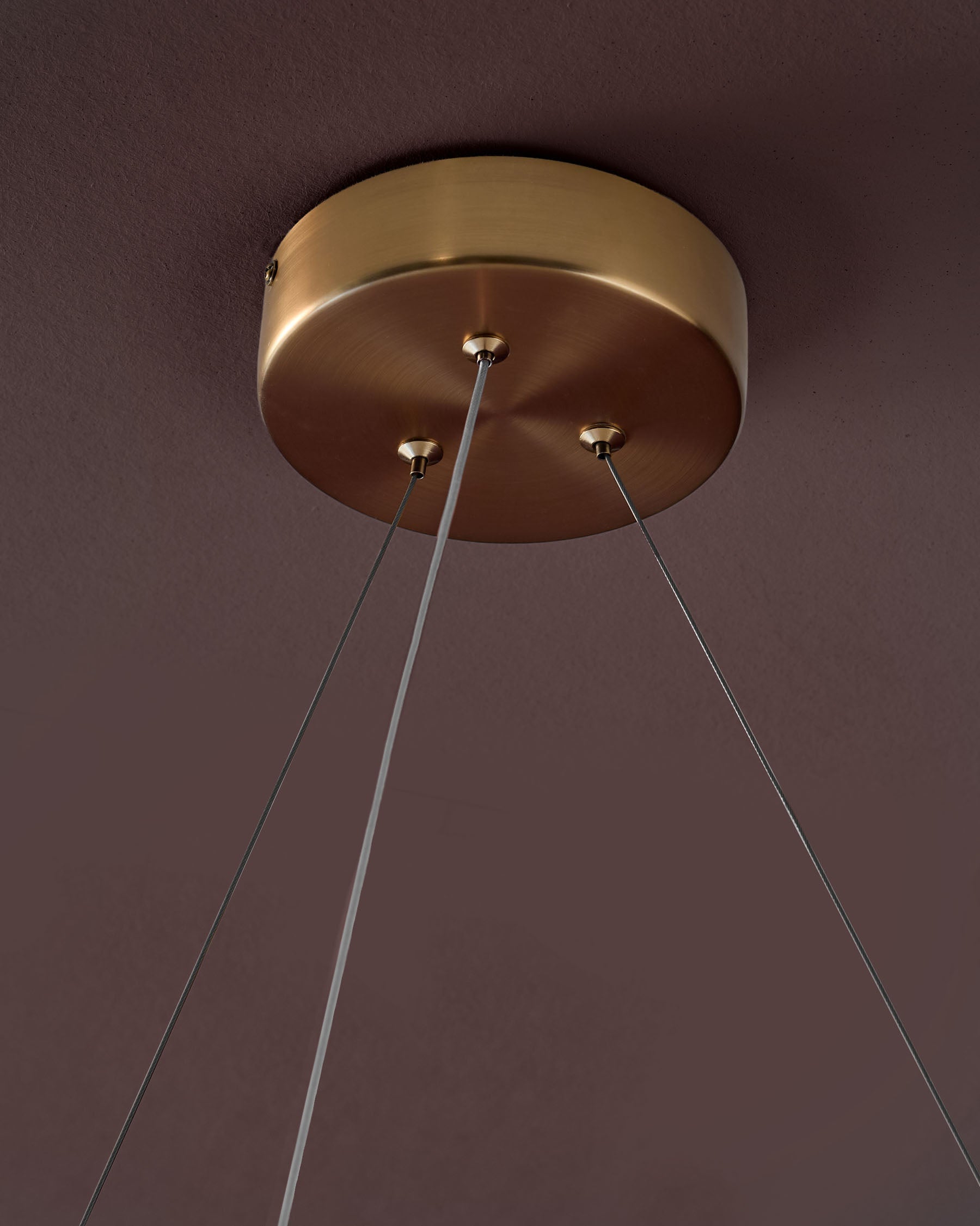 Sadie natural alabaster look stone small round pendant light