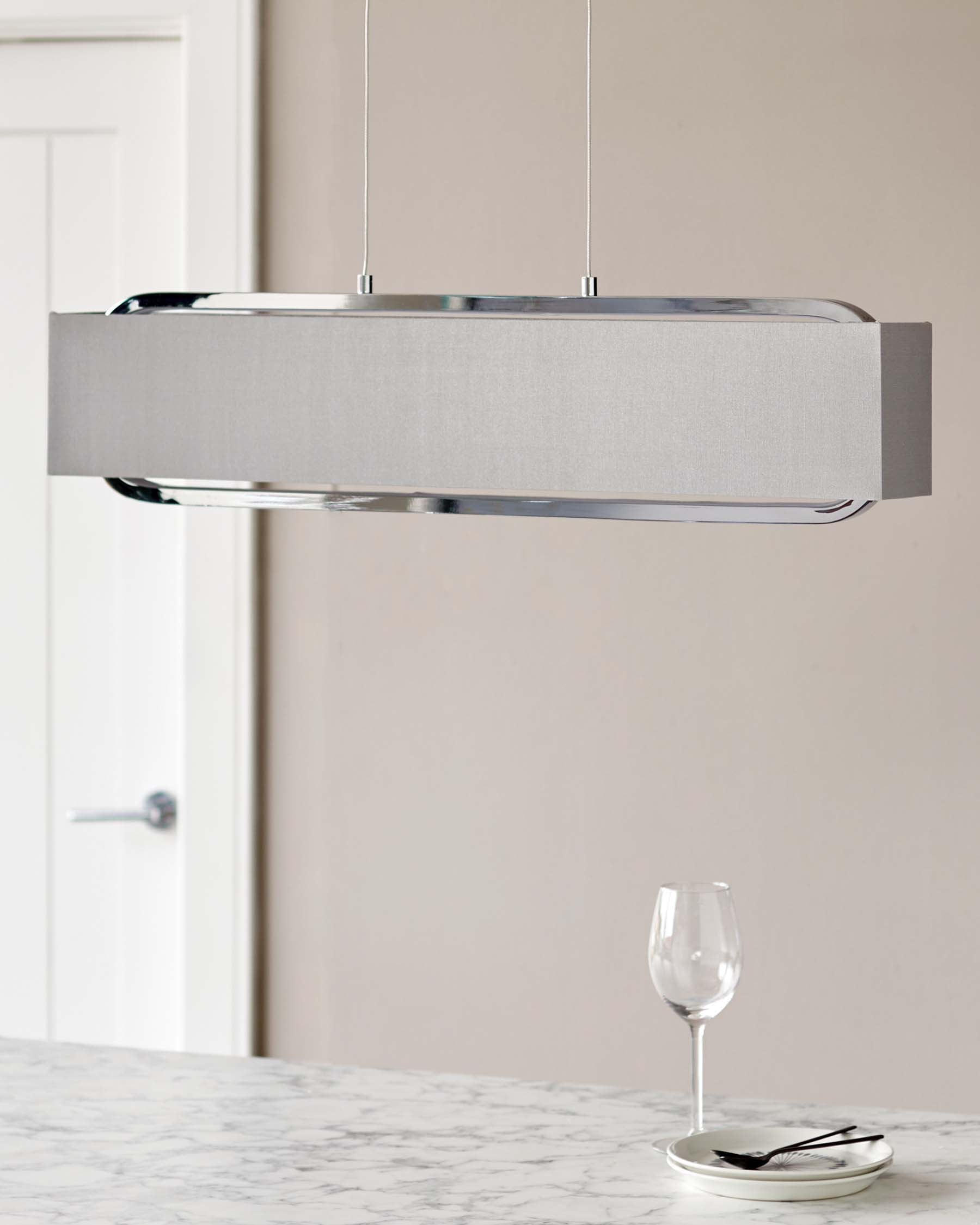 Sanza Chrome Bar Pendant