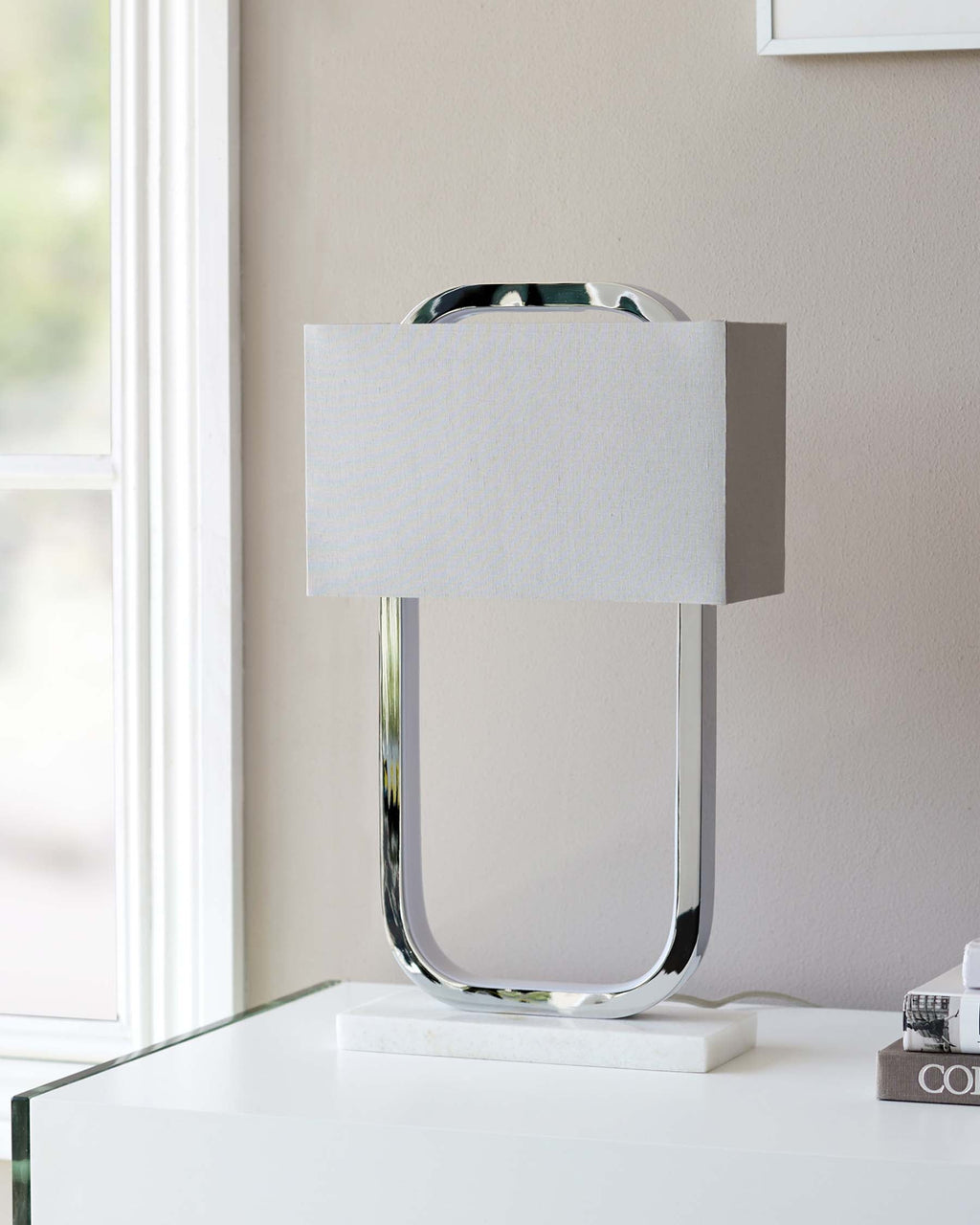 Sanza Chrome Table Lamp