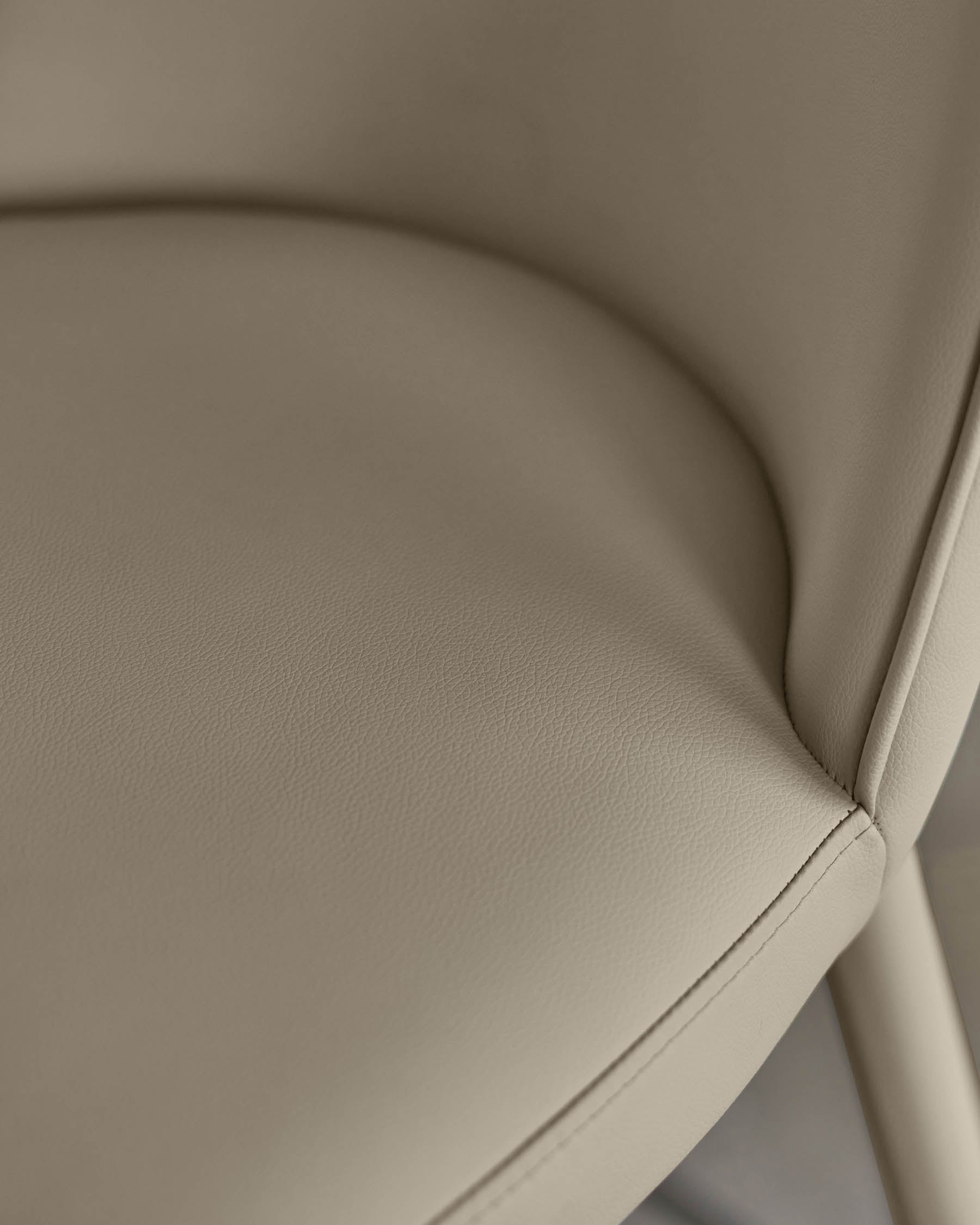 Saylor natural faux leather bar stool