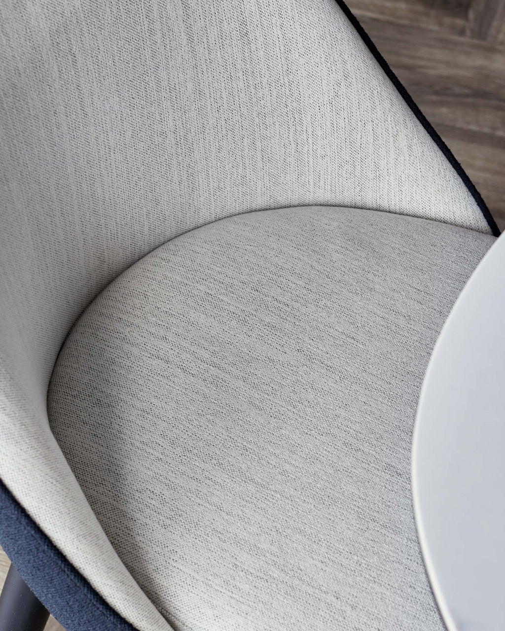 Scarlett black mixed material dining chair