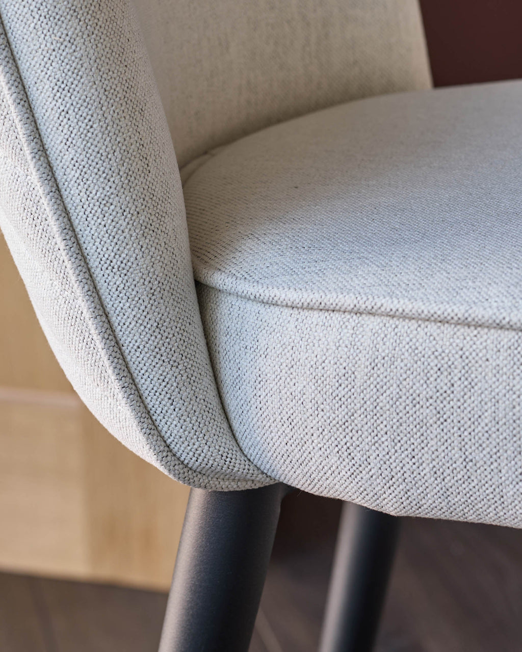 Serena ivory dual tone fabric bar stool