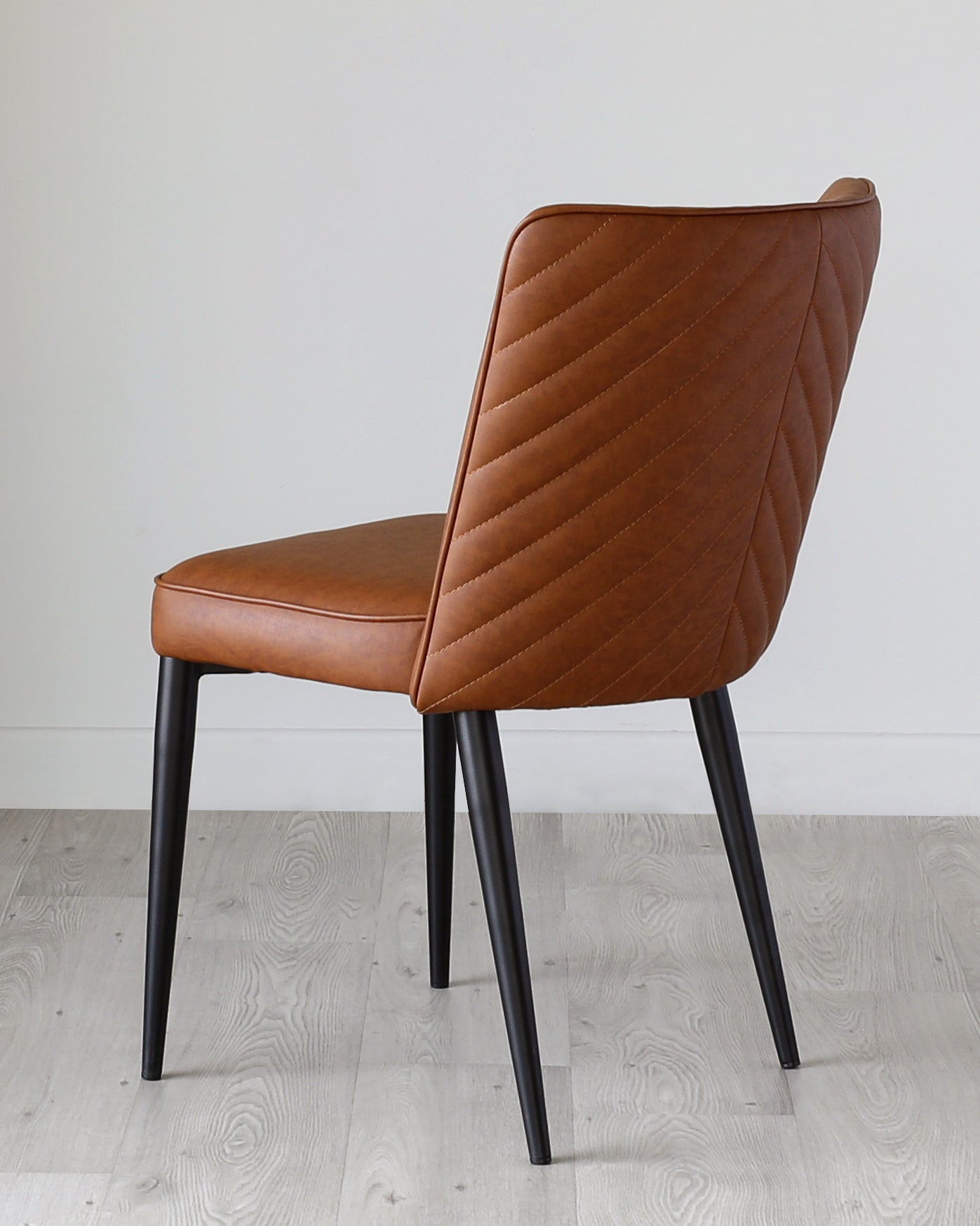Serena Tan Faux Leather Dining Chair
