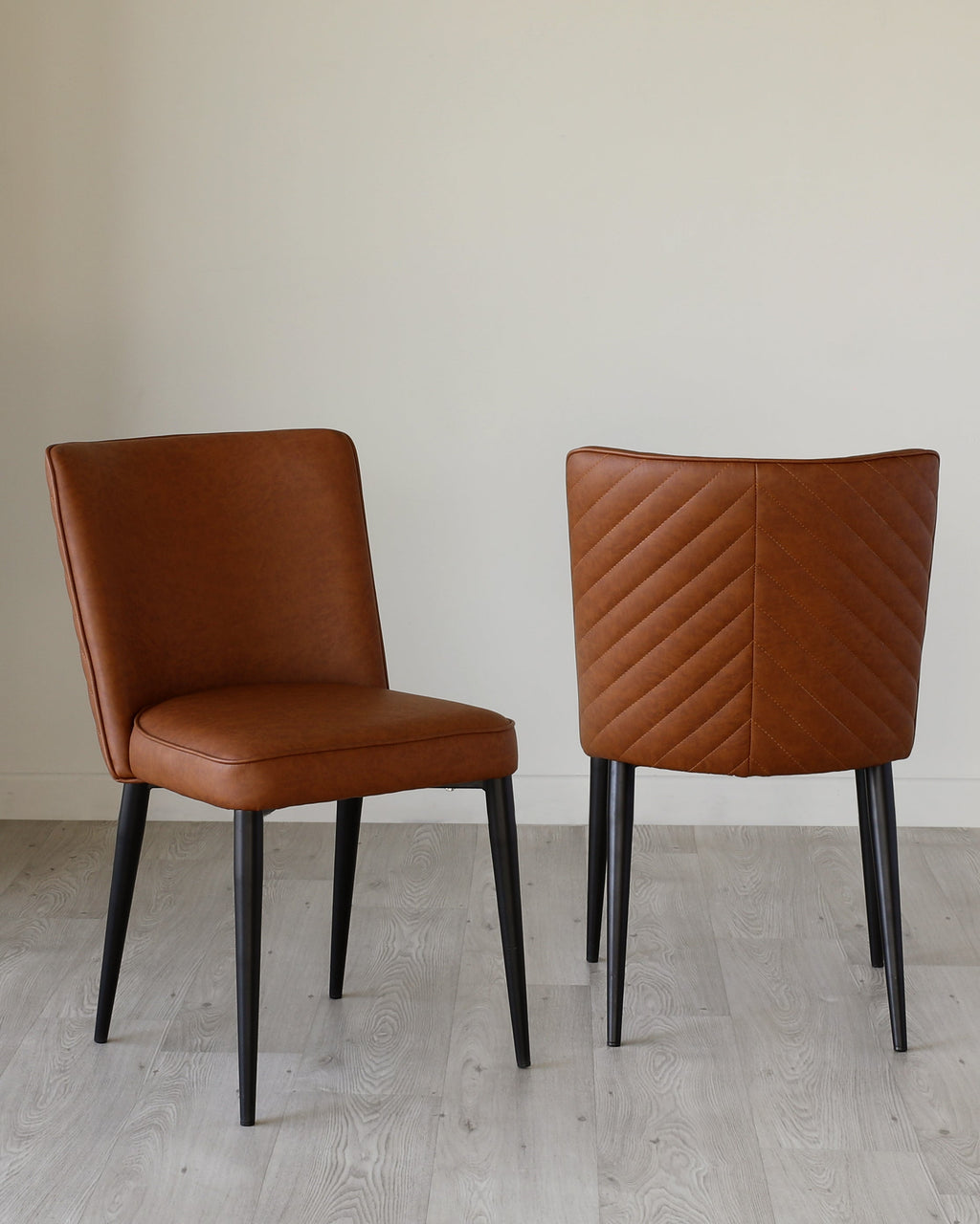 Serena Tan Faux Leather Dining Chair