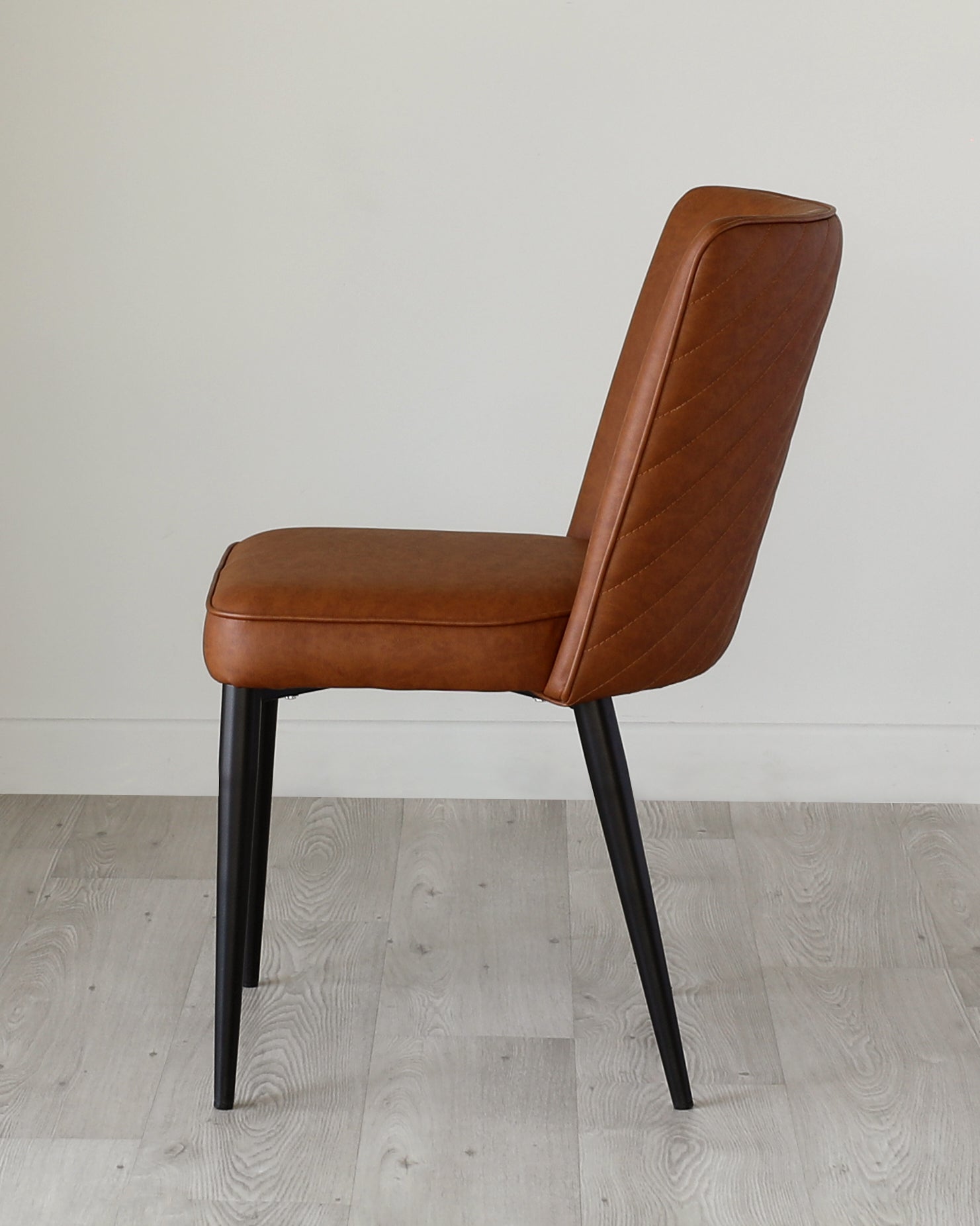 Serena Tan Faux Leather Dining Chair