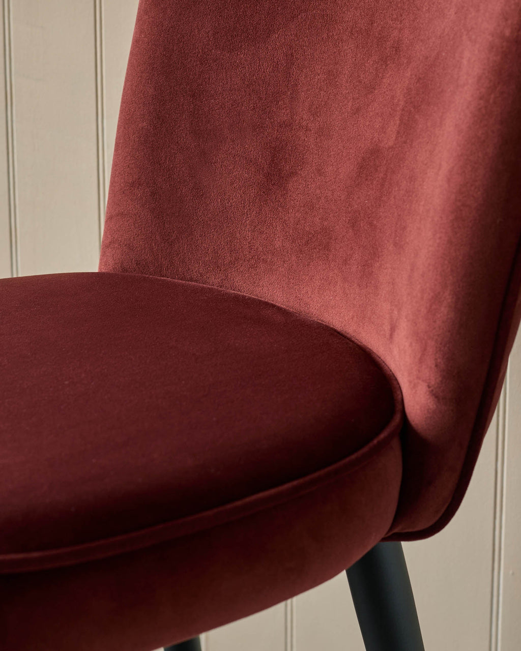 Serena toffee red velvet bar stool