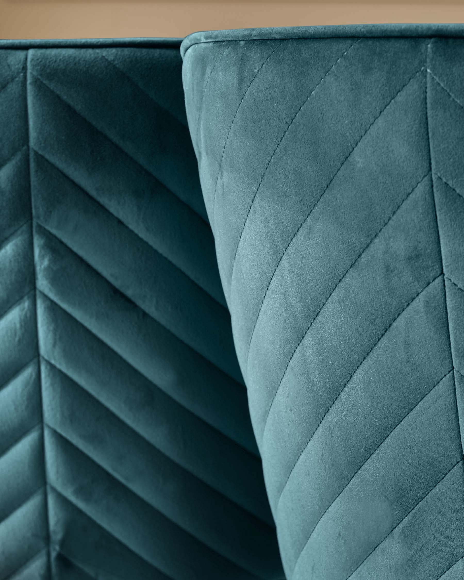 Serena Dark Teal Velvet Dining Chair