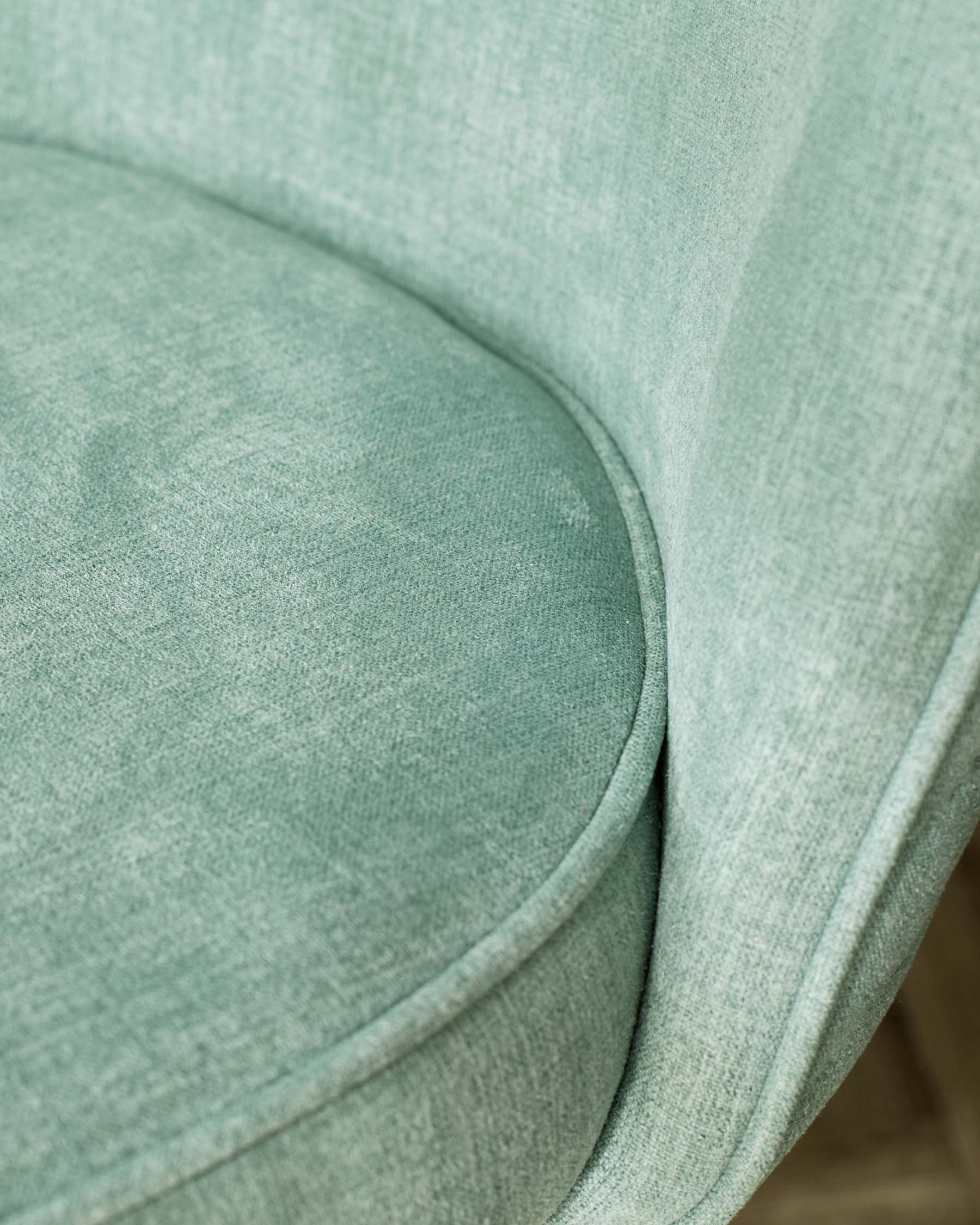 Serena sage green chenille dining chair