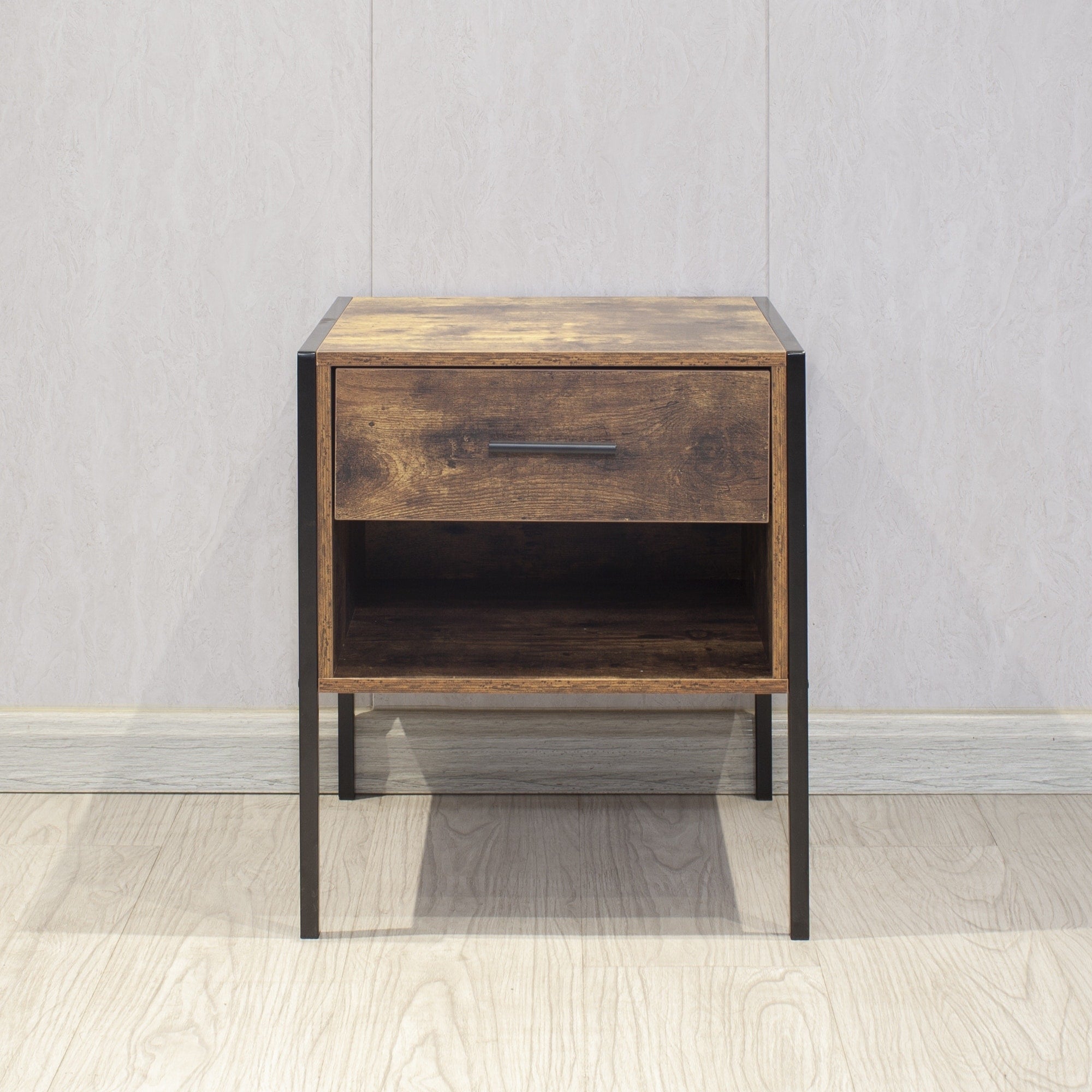 Industrial-style Nightstand (Set of 2)