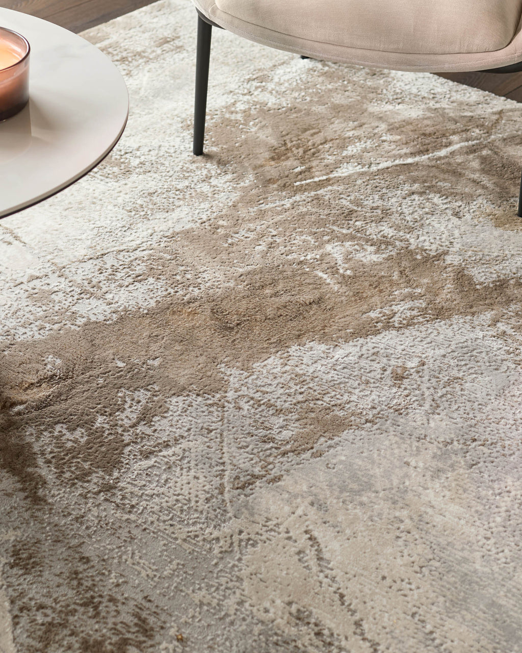 Sienna natural textured small rug