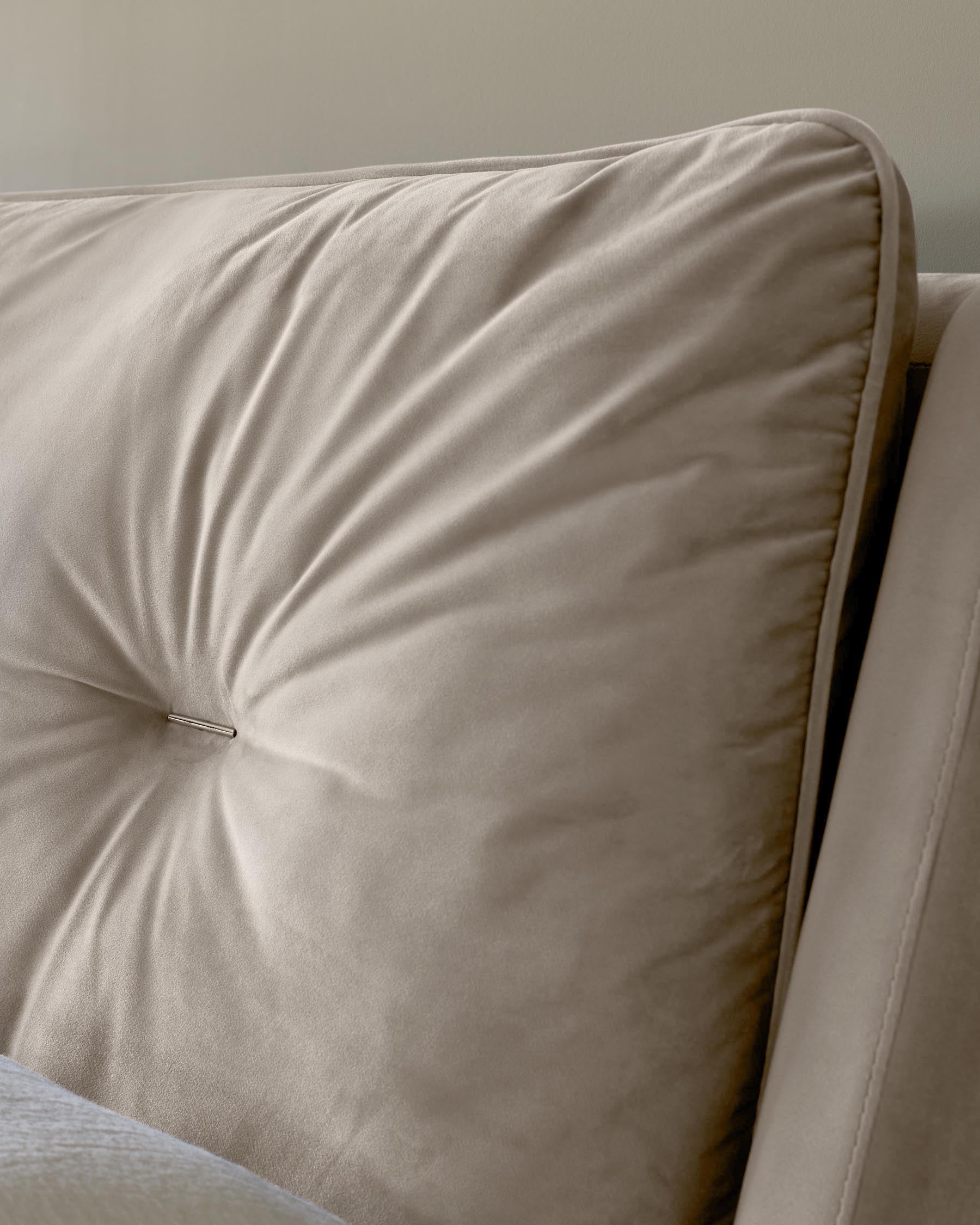 Siesta Champagne Velvet King Size Ottoman Storage Bed