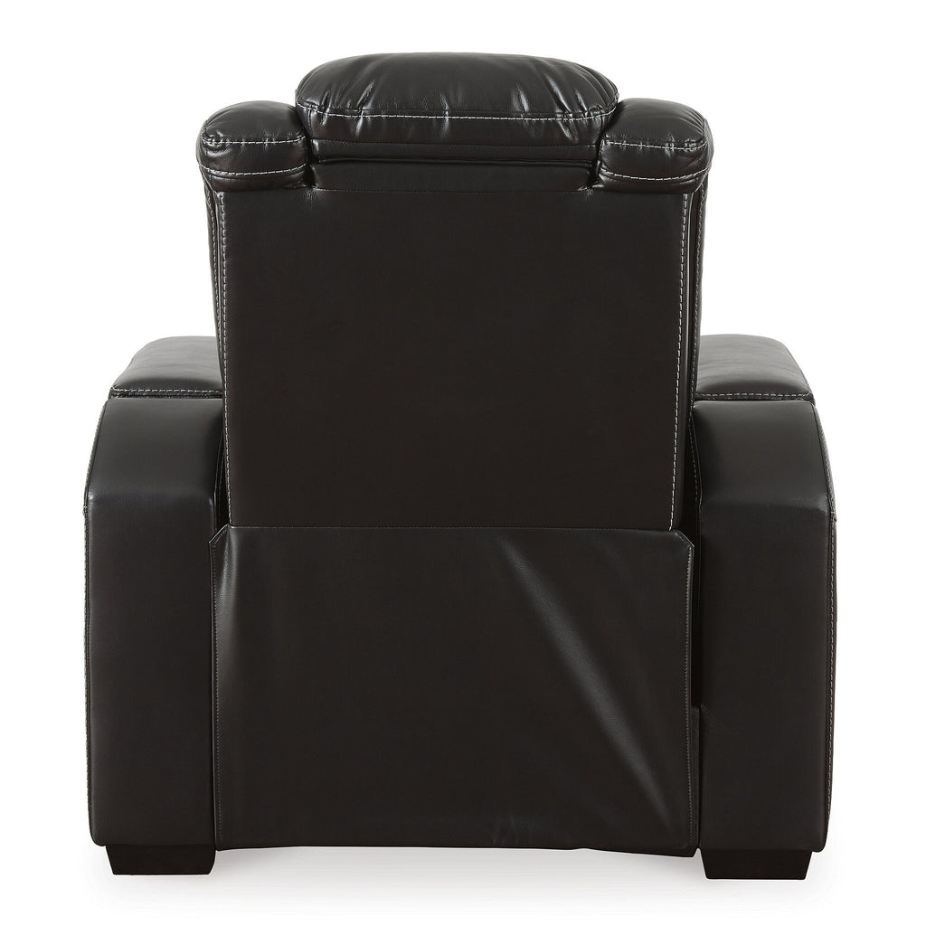 Signature Design by Ashley Party Time Black Power Recliner