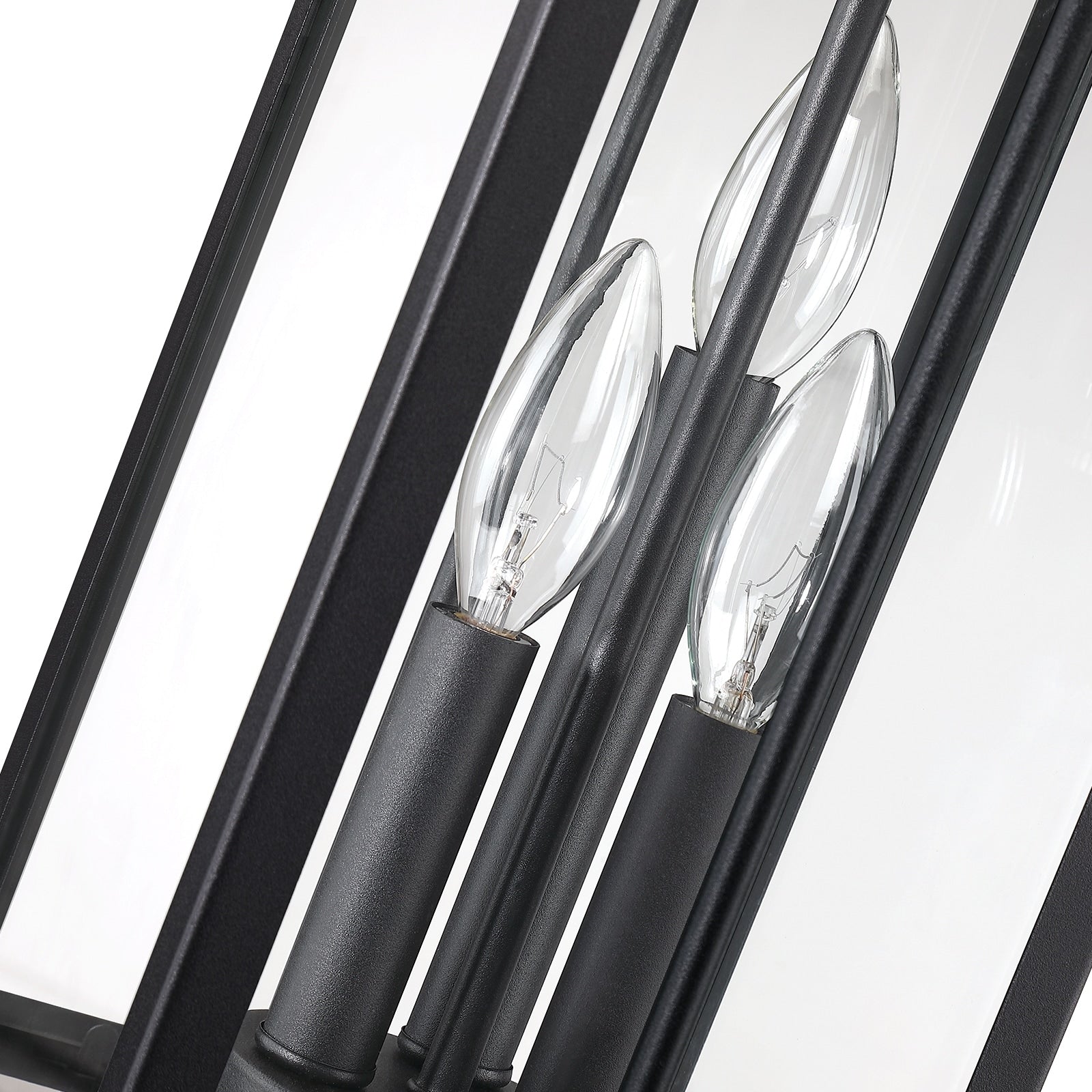 Brits Black Outdoor Wall Lantern Sconce Light