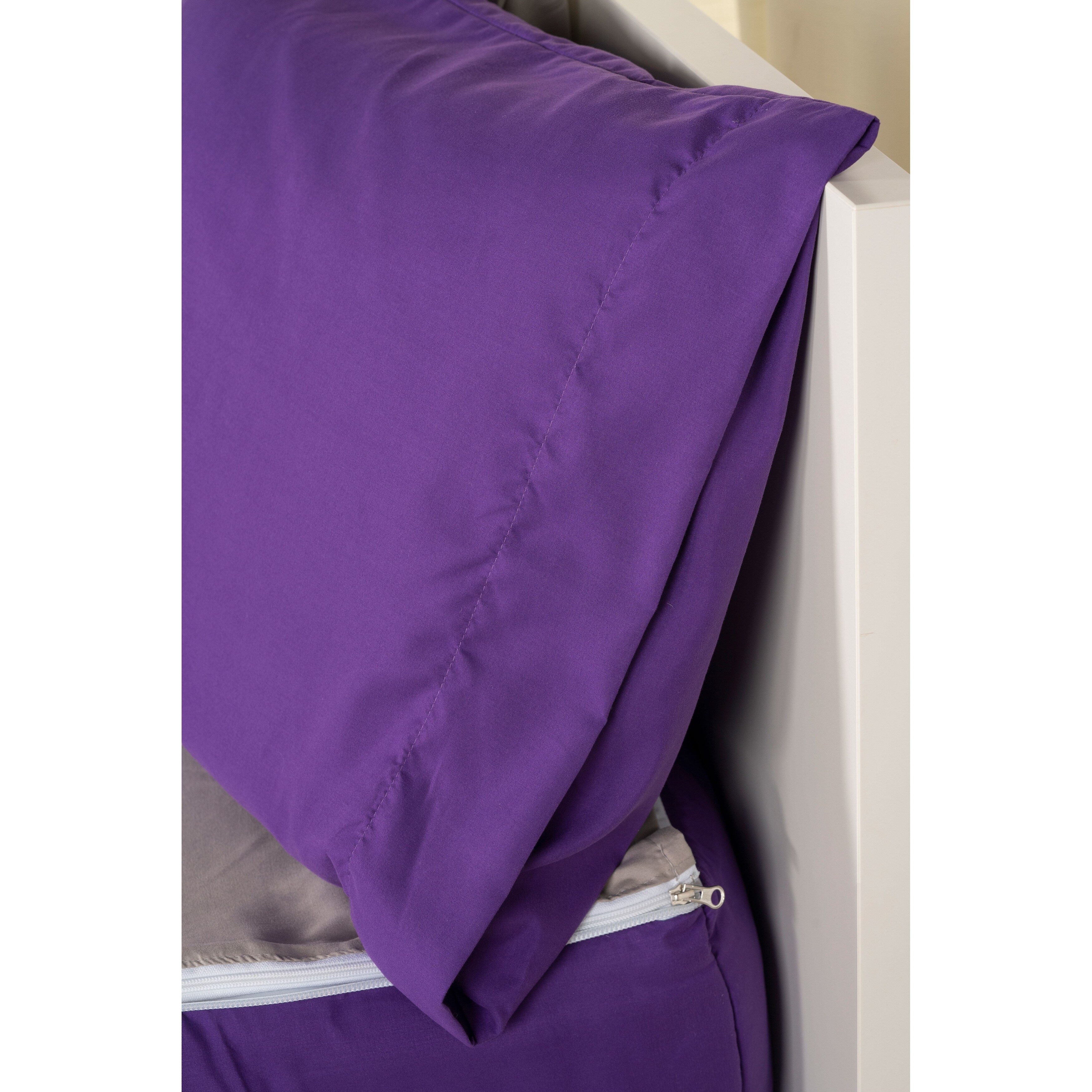 Siscovers Purple Bunkie Deluxe Zipper Bedding Set