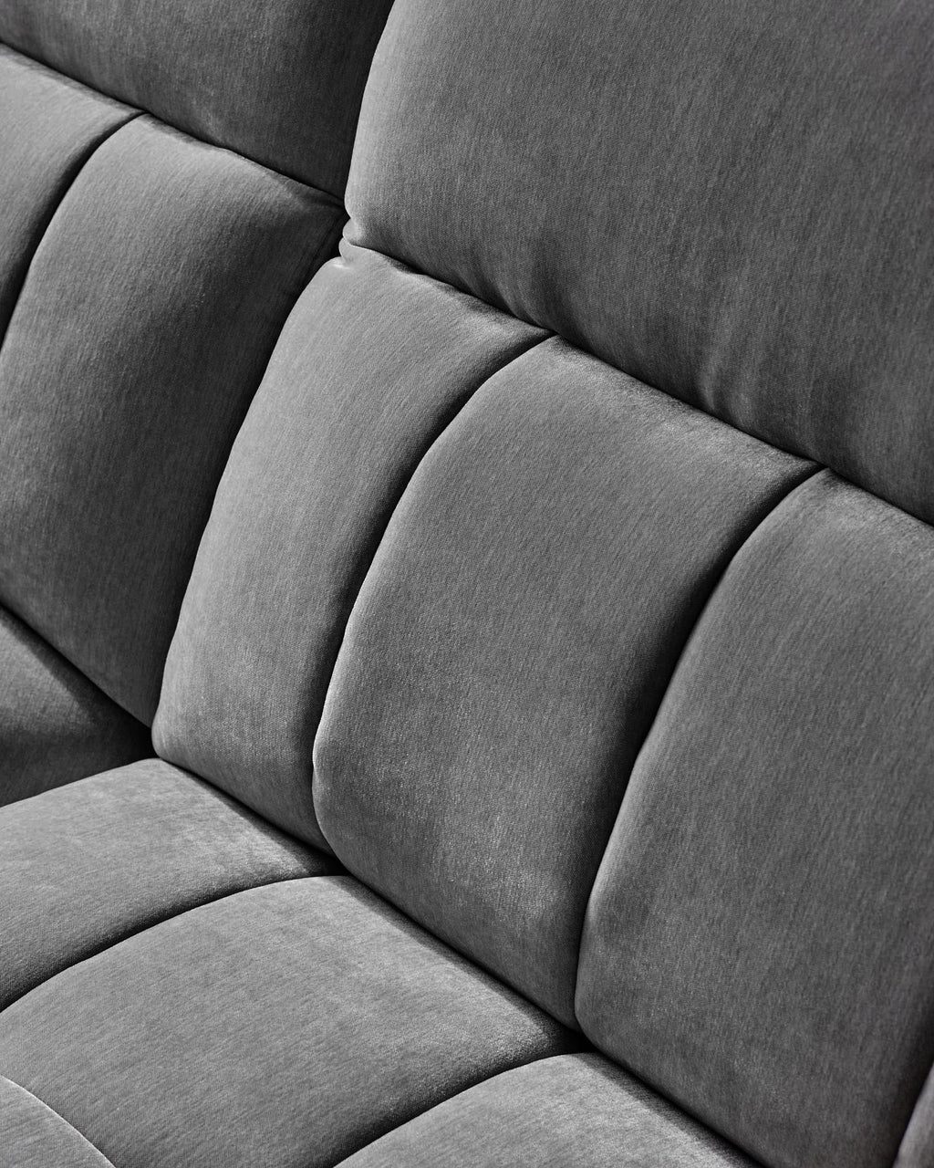 Skye dark grey fabric 2 seater recliner sofa