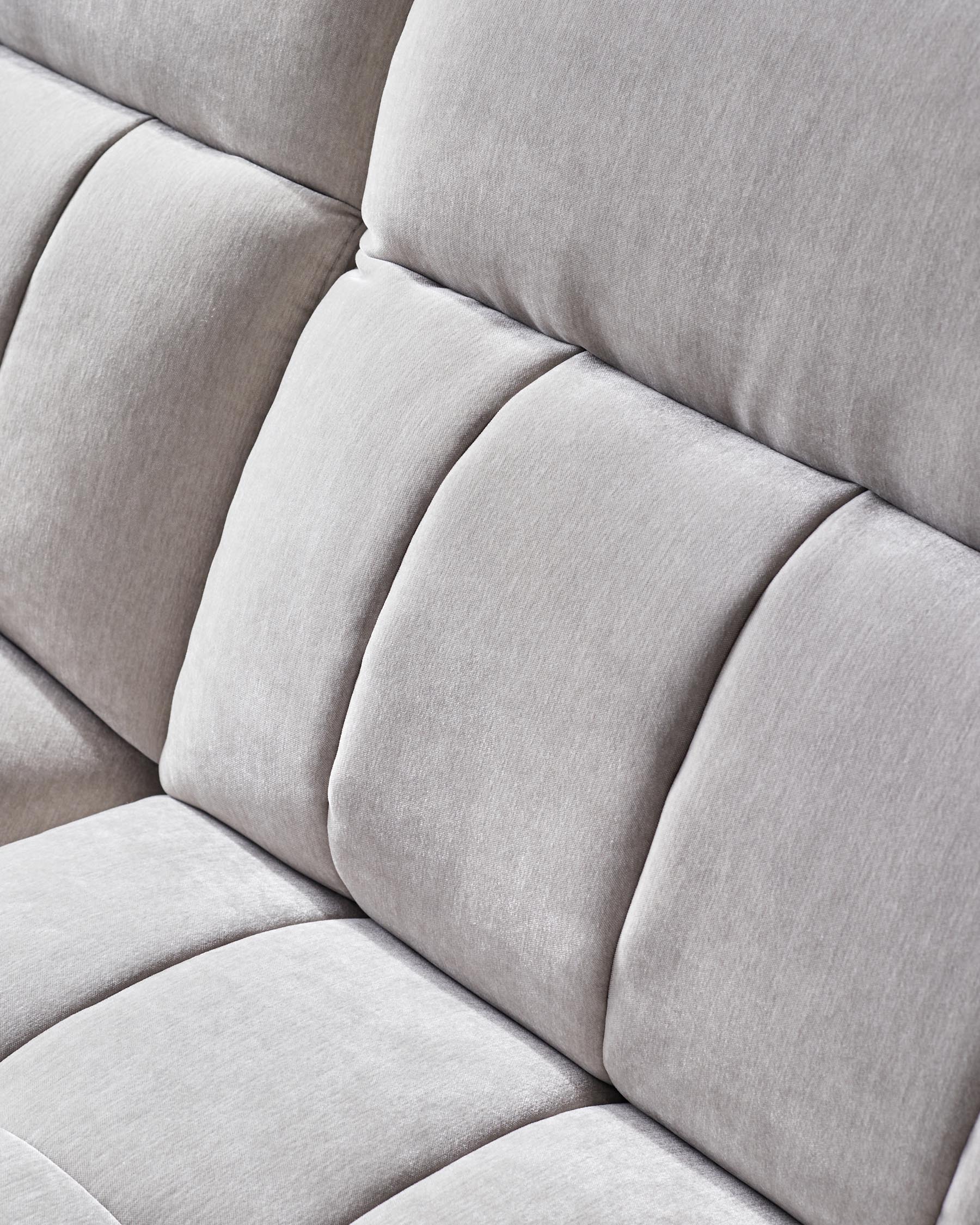 Skye light grey fabric 3 seater recliner sofa