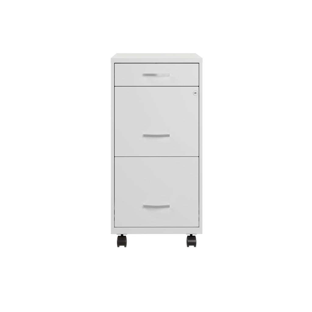 Space Solutions 18 Deep 3 Drawer Metal File Cabinet