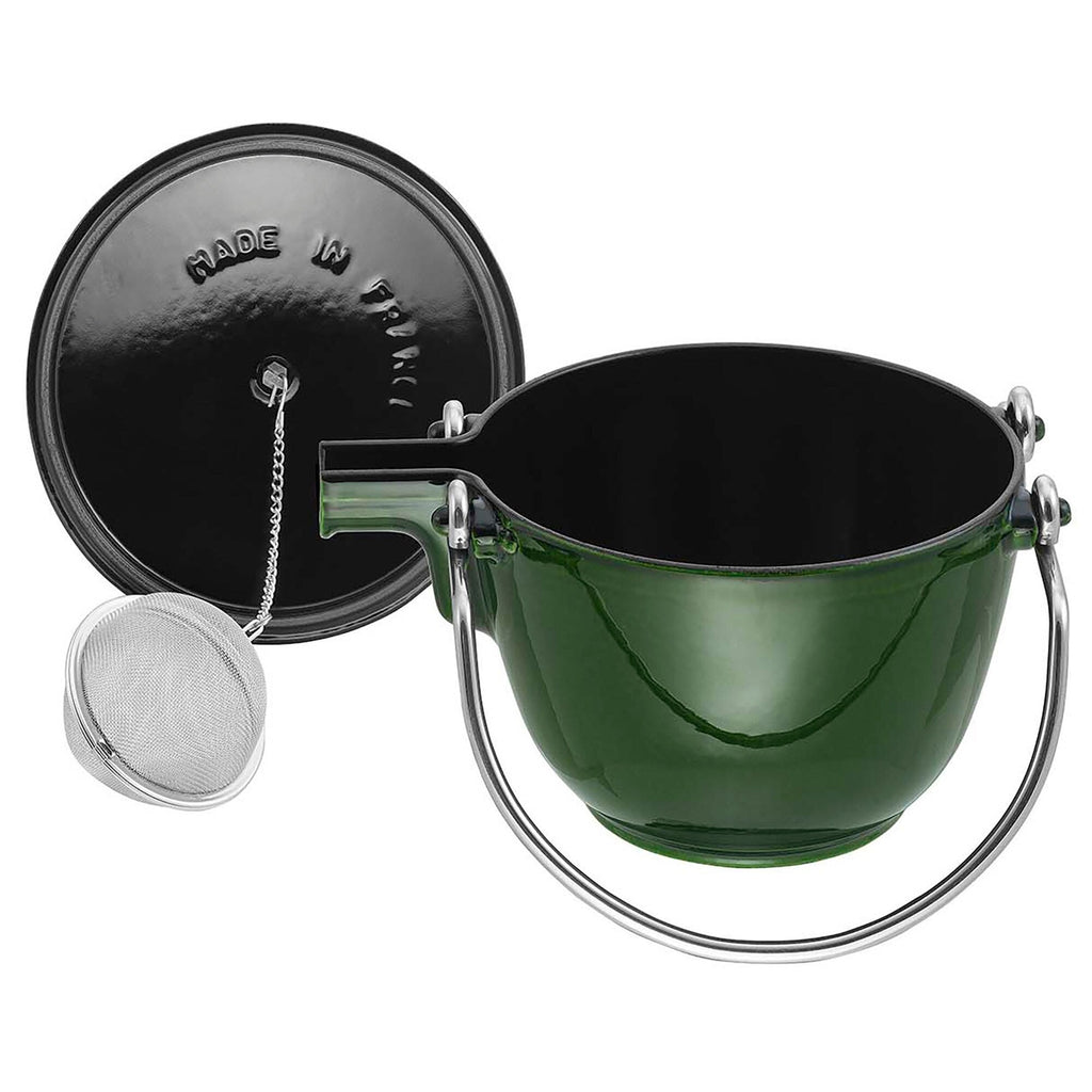 STAUB Cast Iron 1-qt Round Tea Kettle