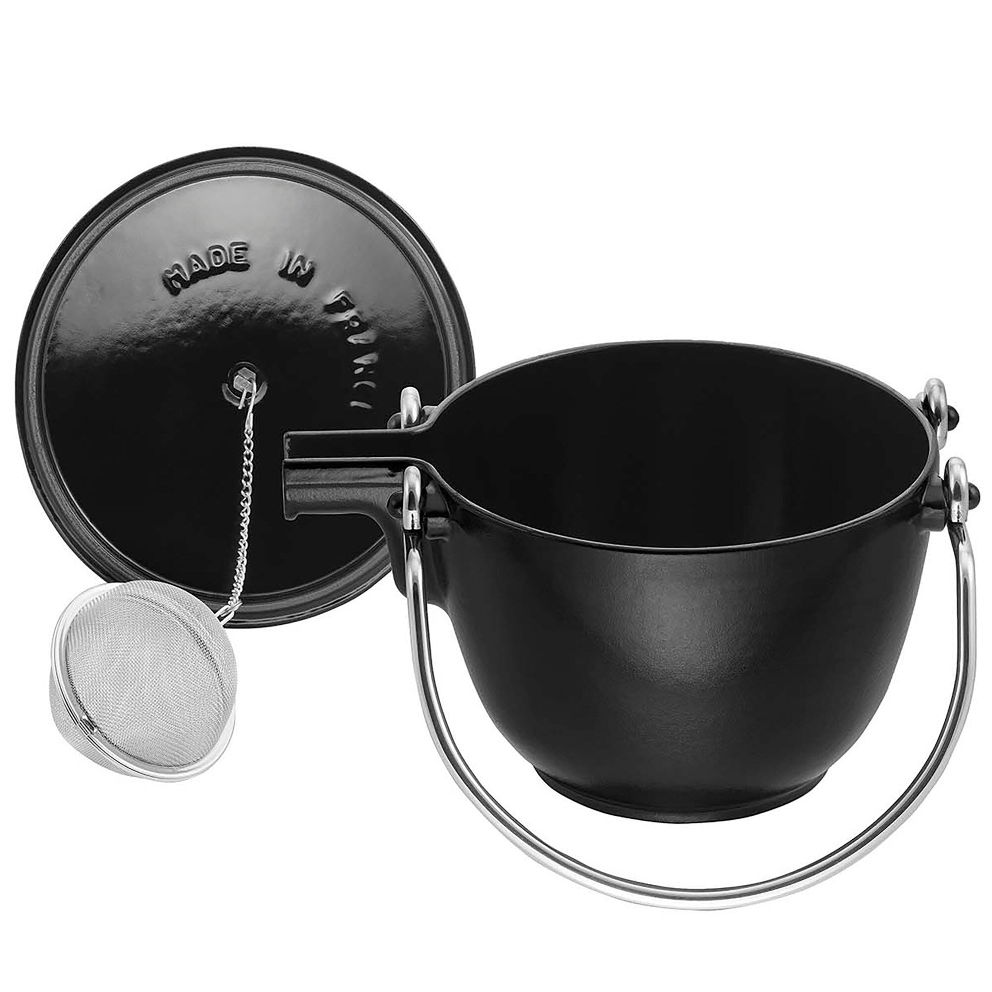 STAUB Cast Iron 1-qt Round Tea Kettle